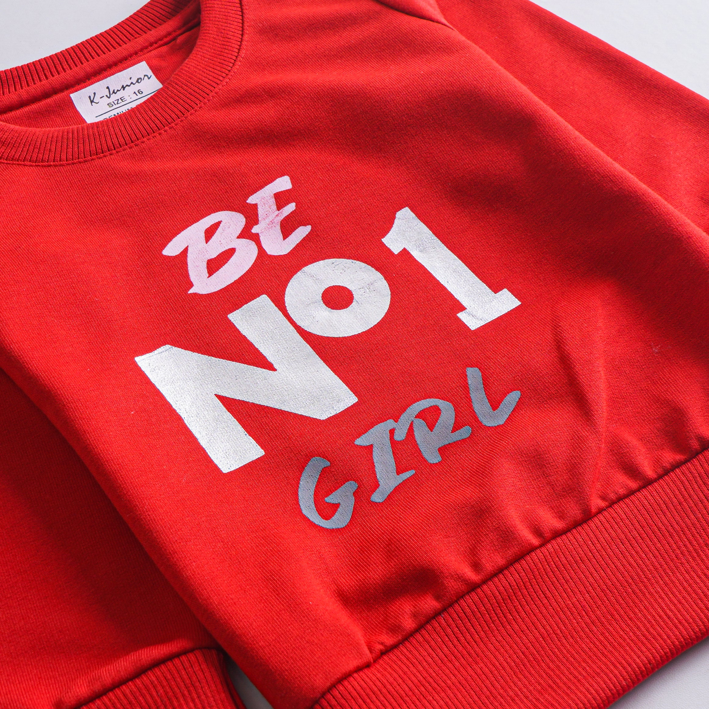 Girls Sweatshirt Code-( Be No 1 )