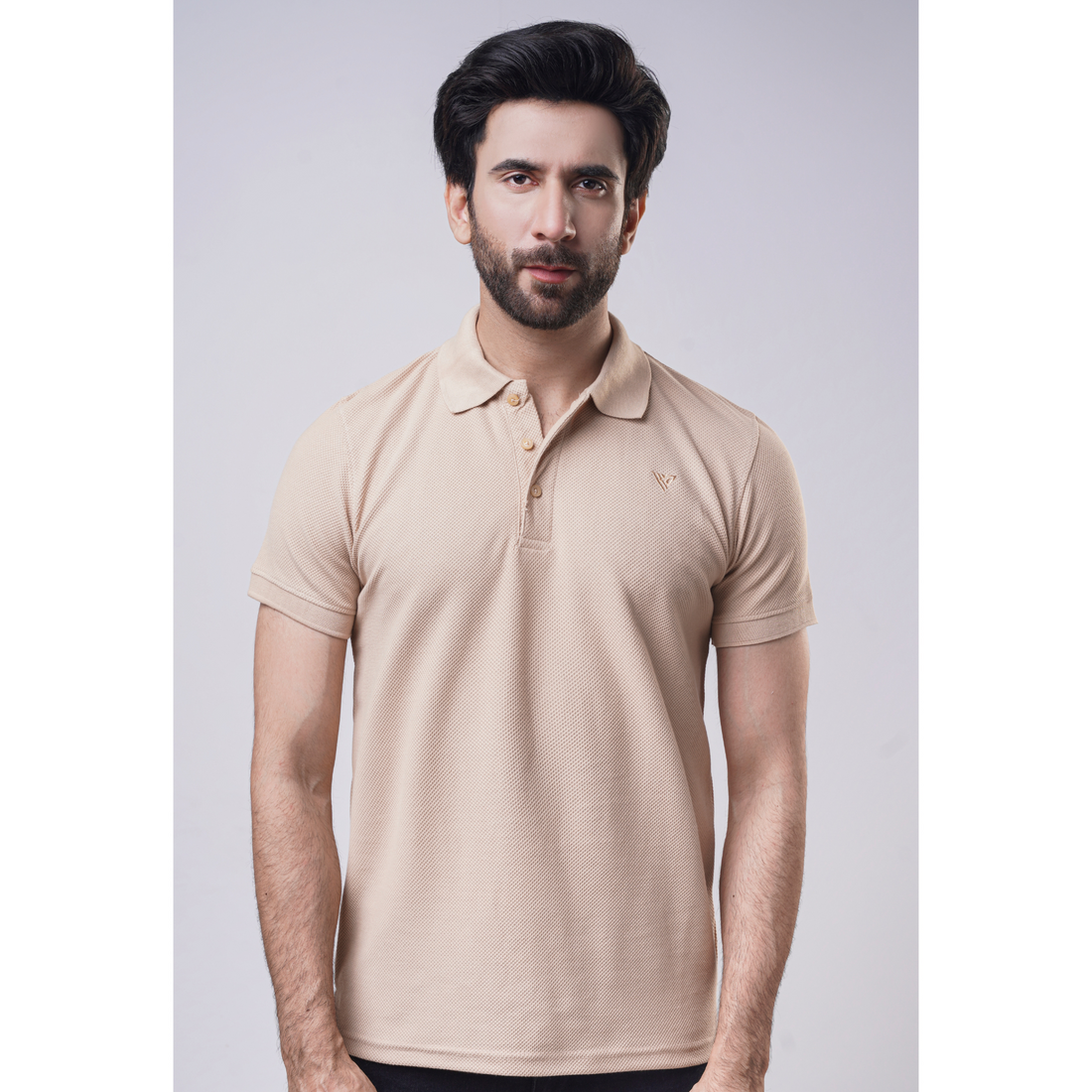 Men's Popcorn Half Sleeve Polo