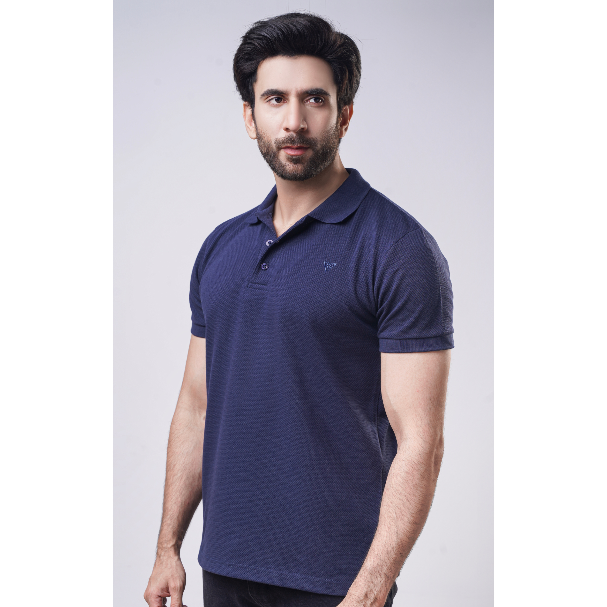 Men's Popcorn Half Sleeve Polo