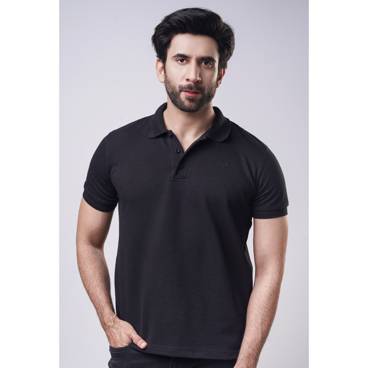 Men's Popcorn Half Sleeve Polo