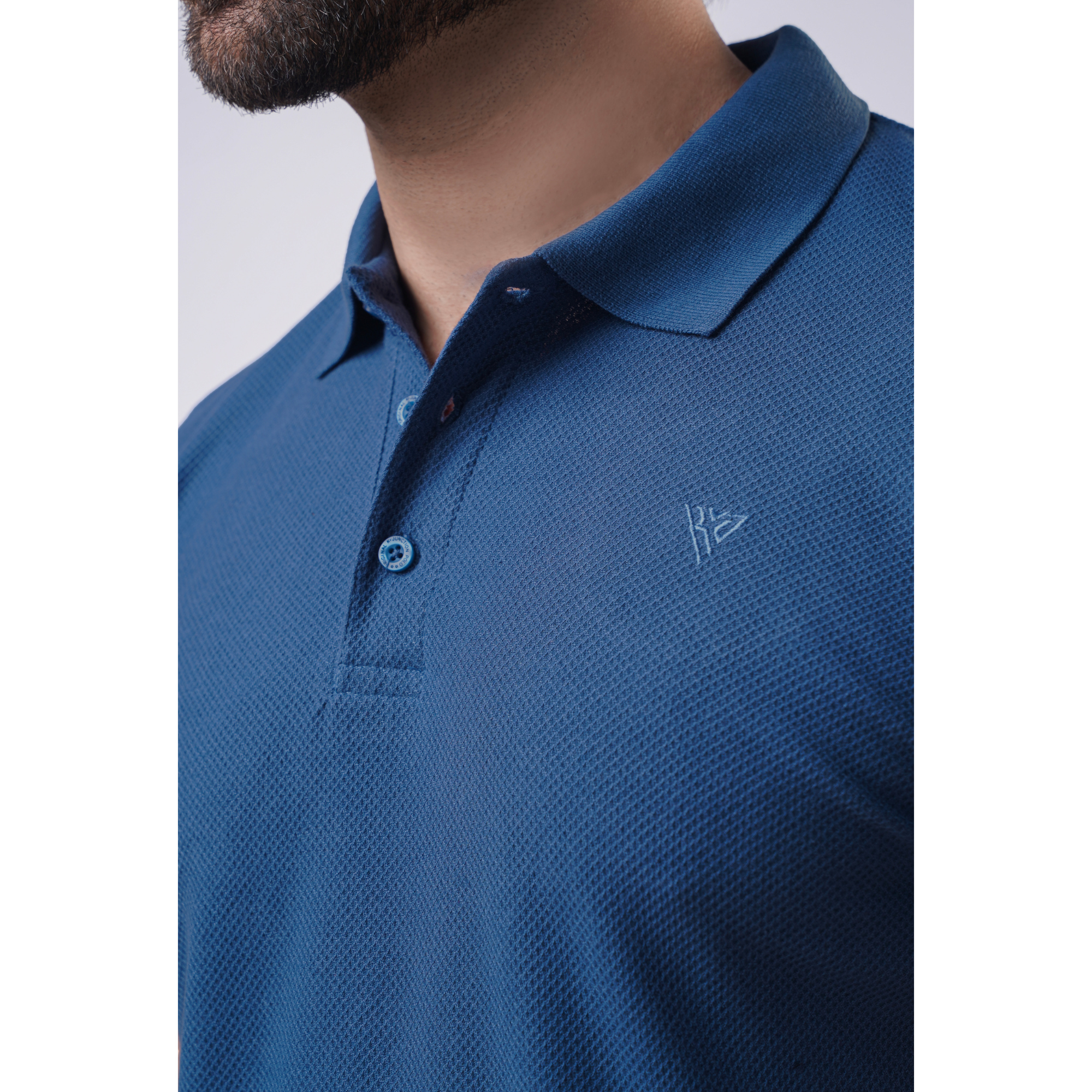 Men's Popcorn Half Sleeve Polo