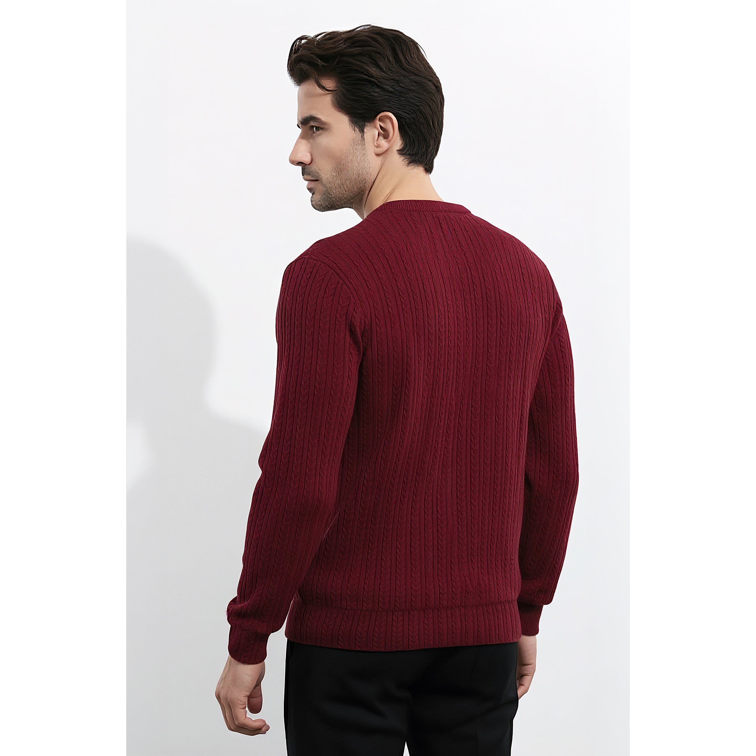 Mens Jacquard Sweatshirt
