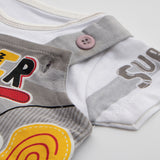 Newborn boys Half Sleeves Rompers code-(super)