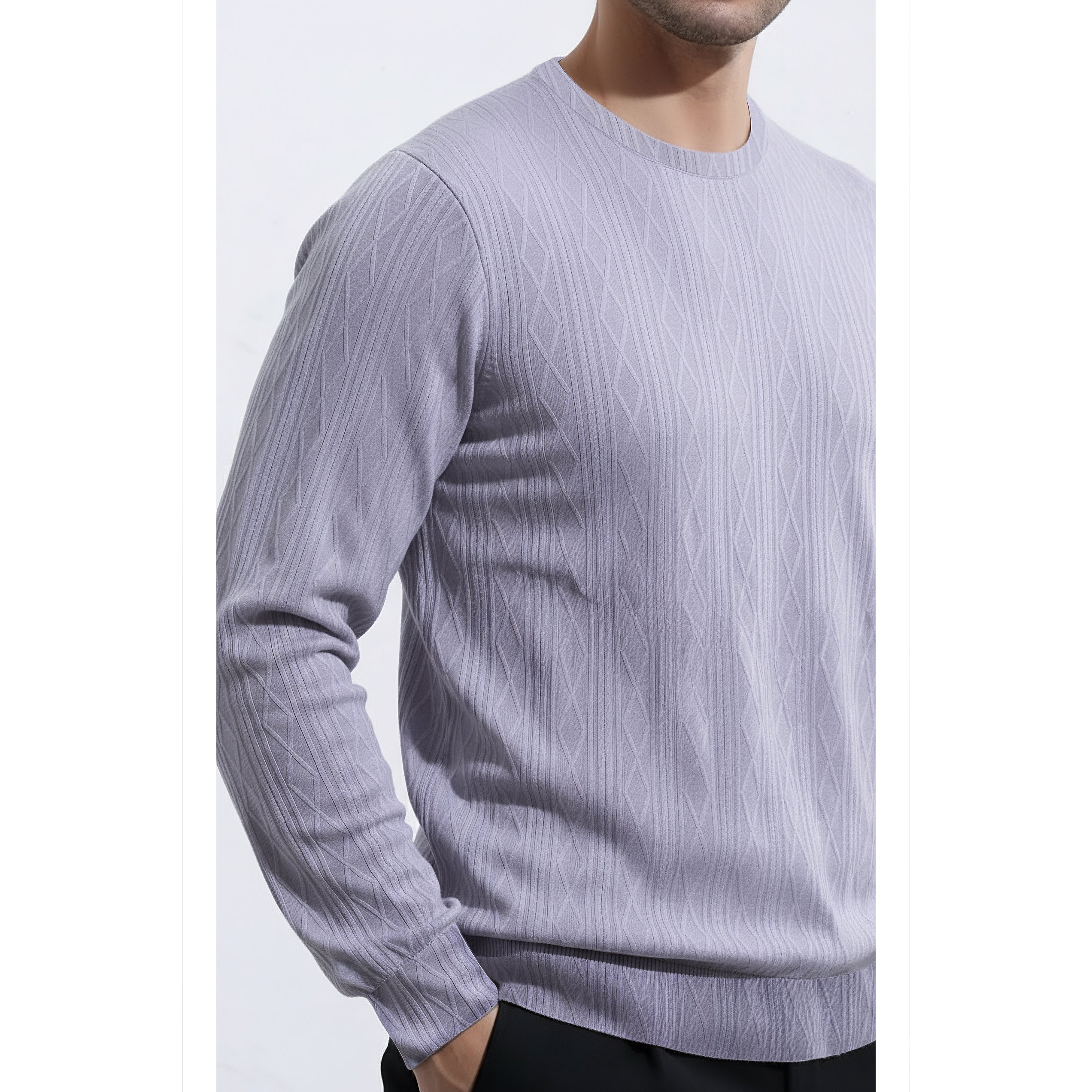 Mens Jacquard Sweatshirt