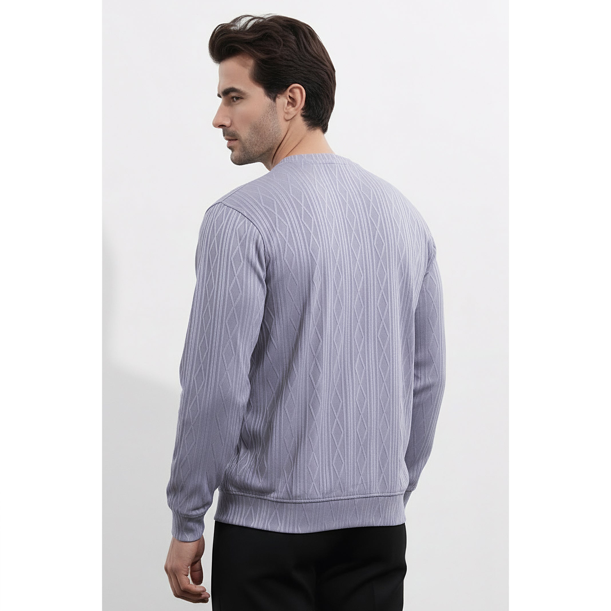 Mens Jacquard Sweatshirt