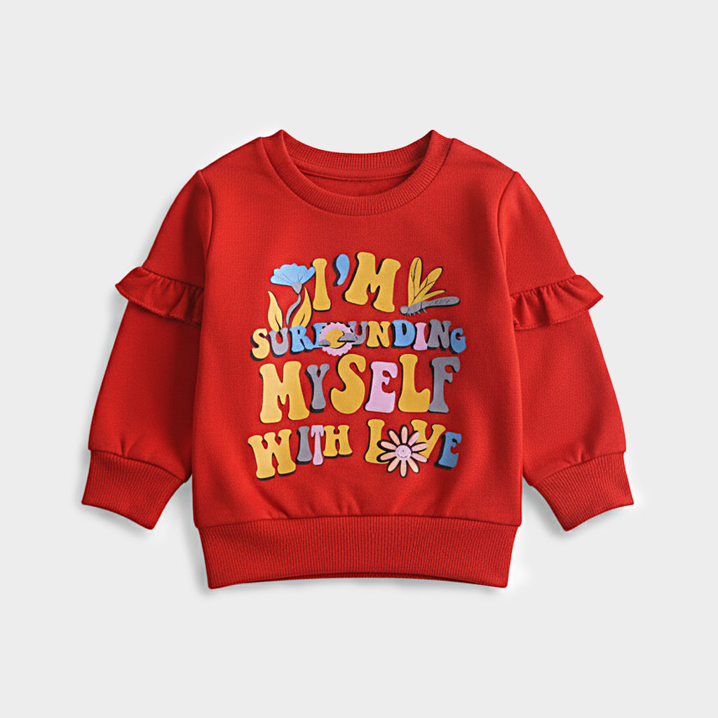 Girls Sweatshirt Code-( My Self )