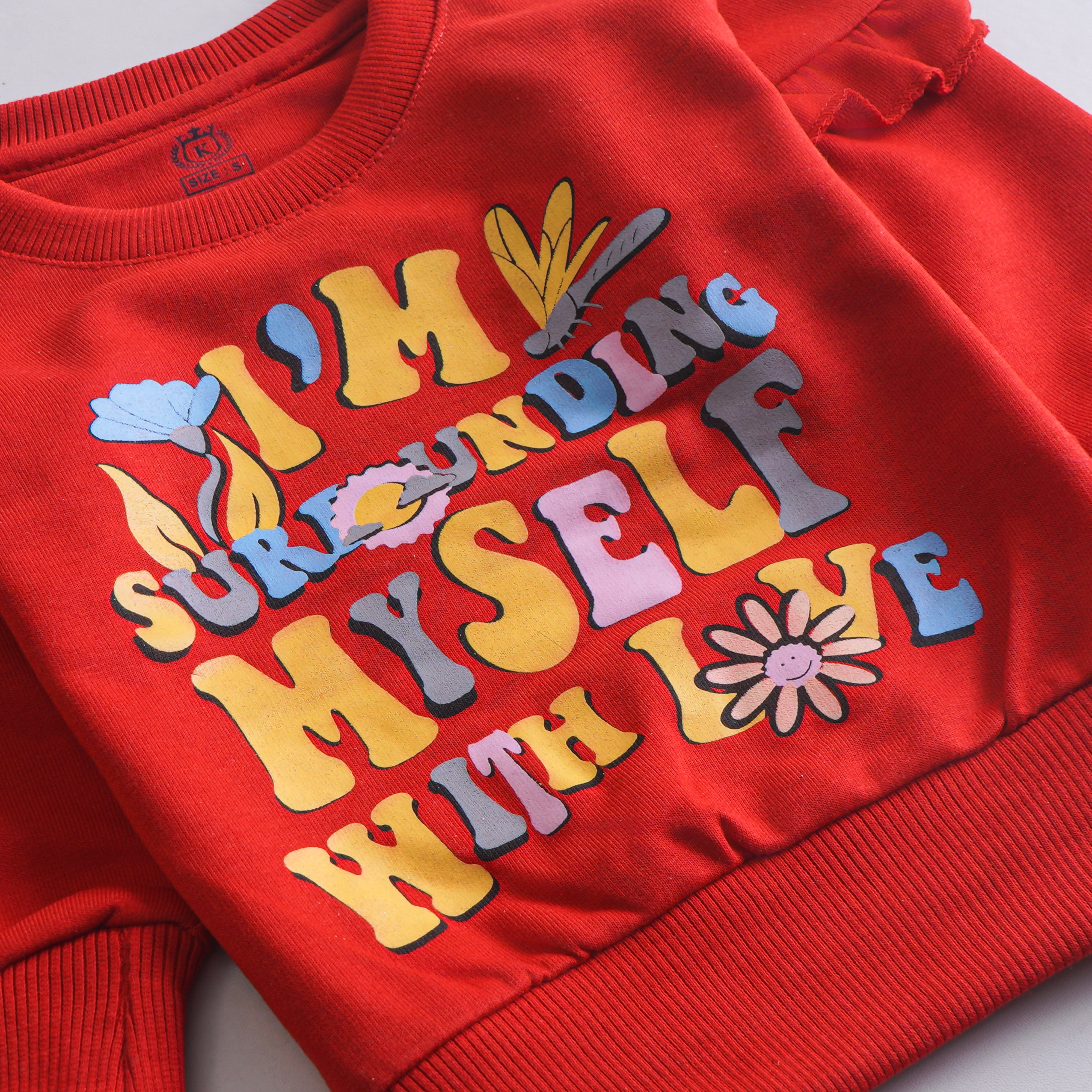 Girls Sweatshirt Code-( My Self )