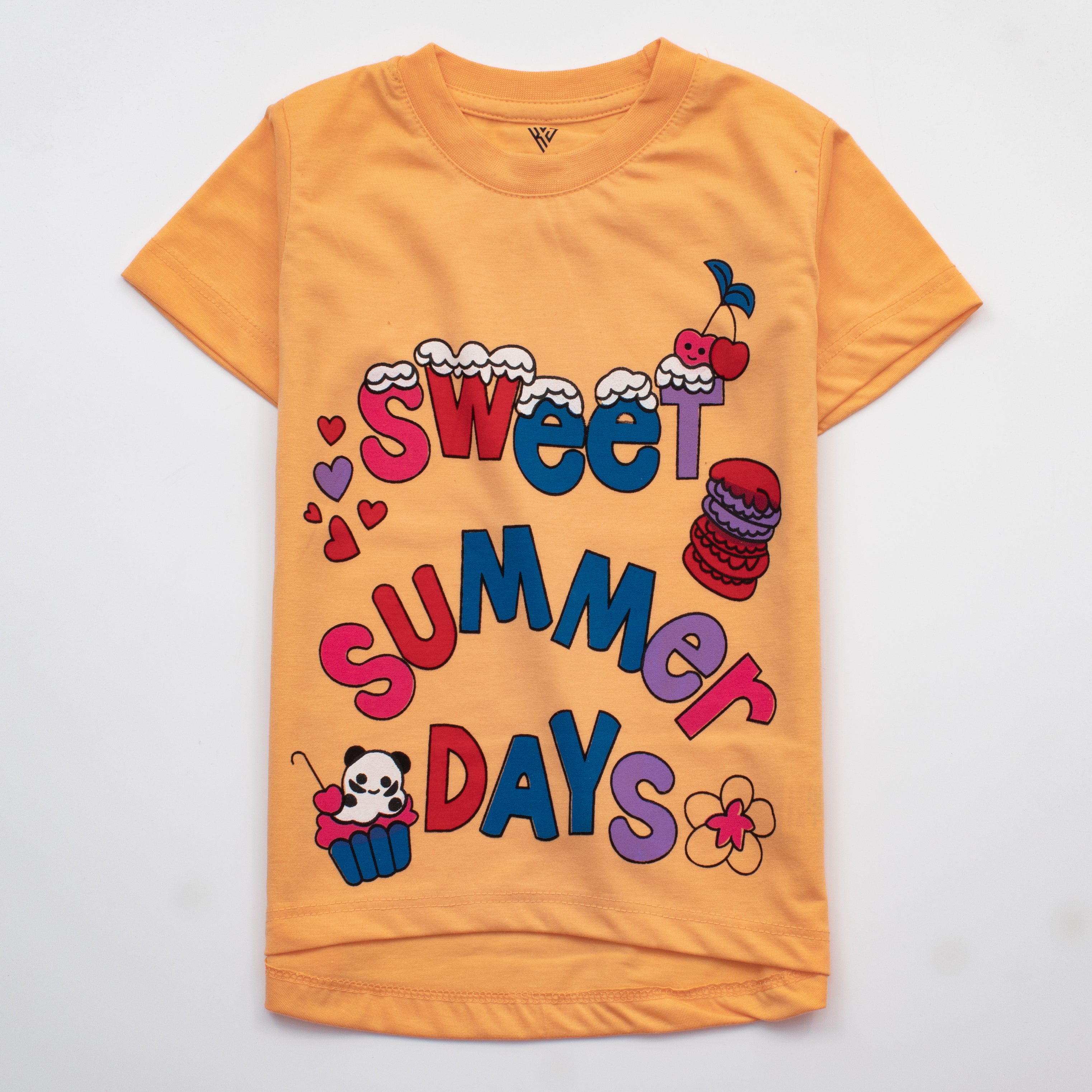 Girls H/S T Shirt Code - ( Sweet Summer )