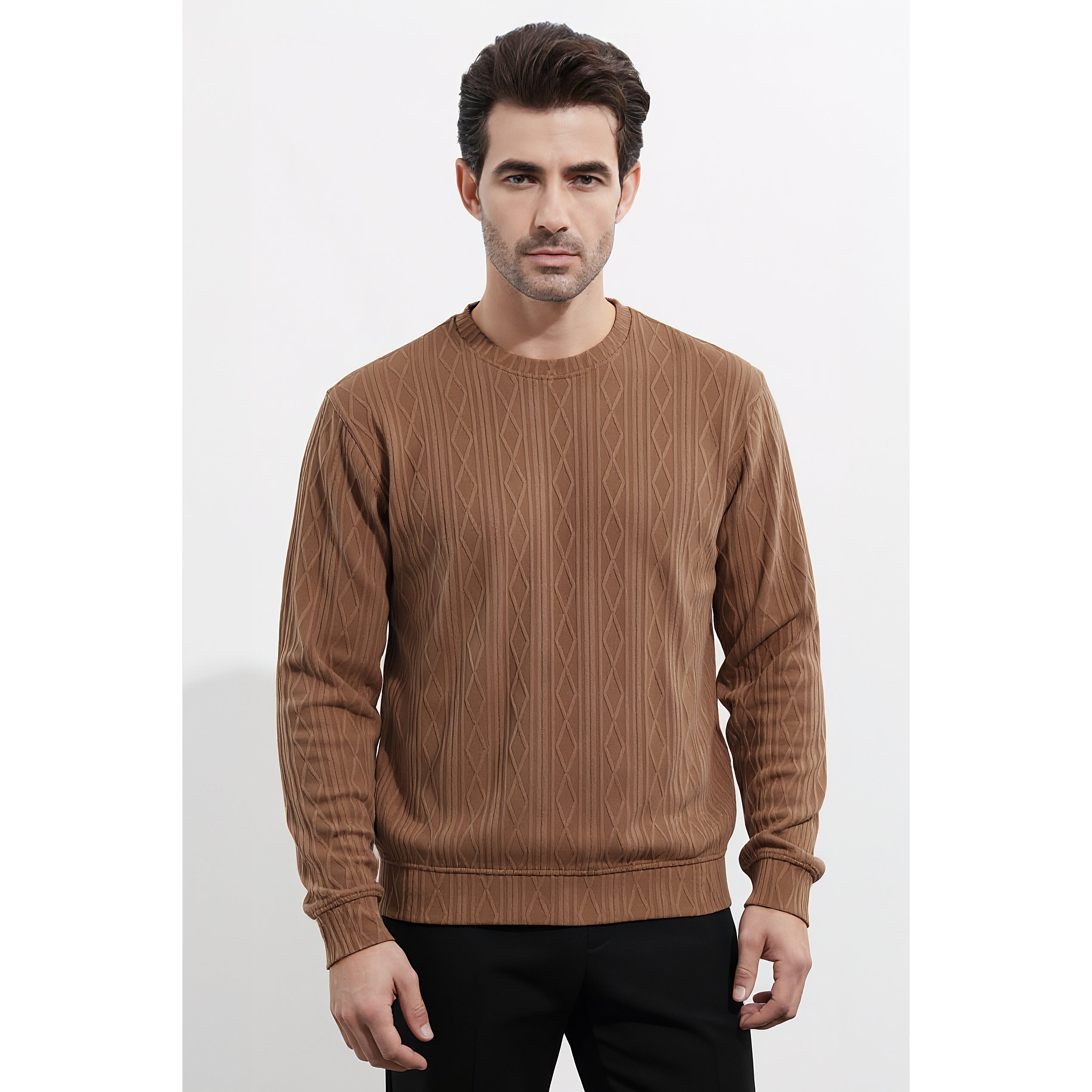 Mens Jacquard Sweatshirt