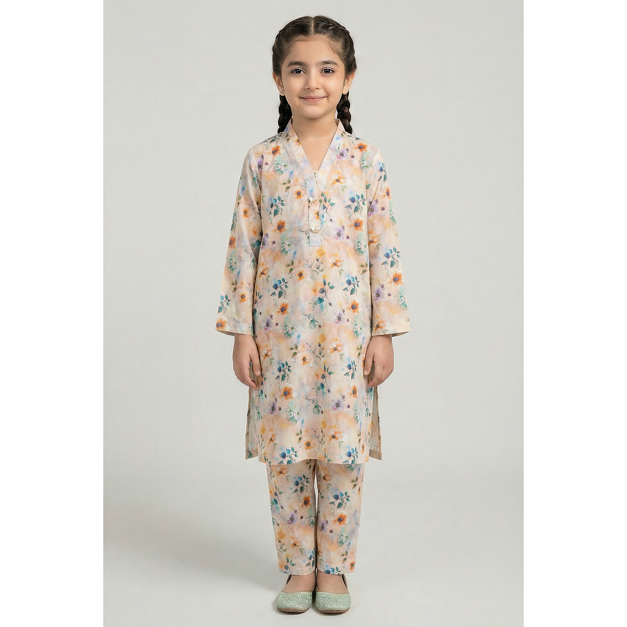 Girls Ethnic 2 Pcs Set