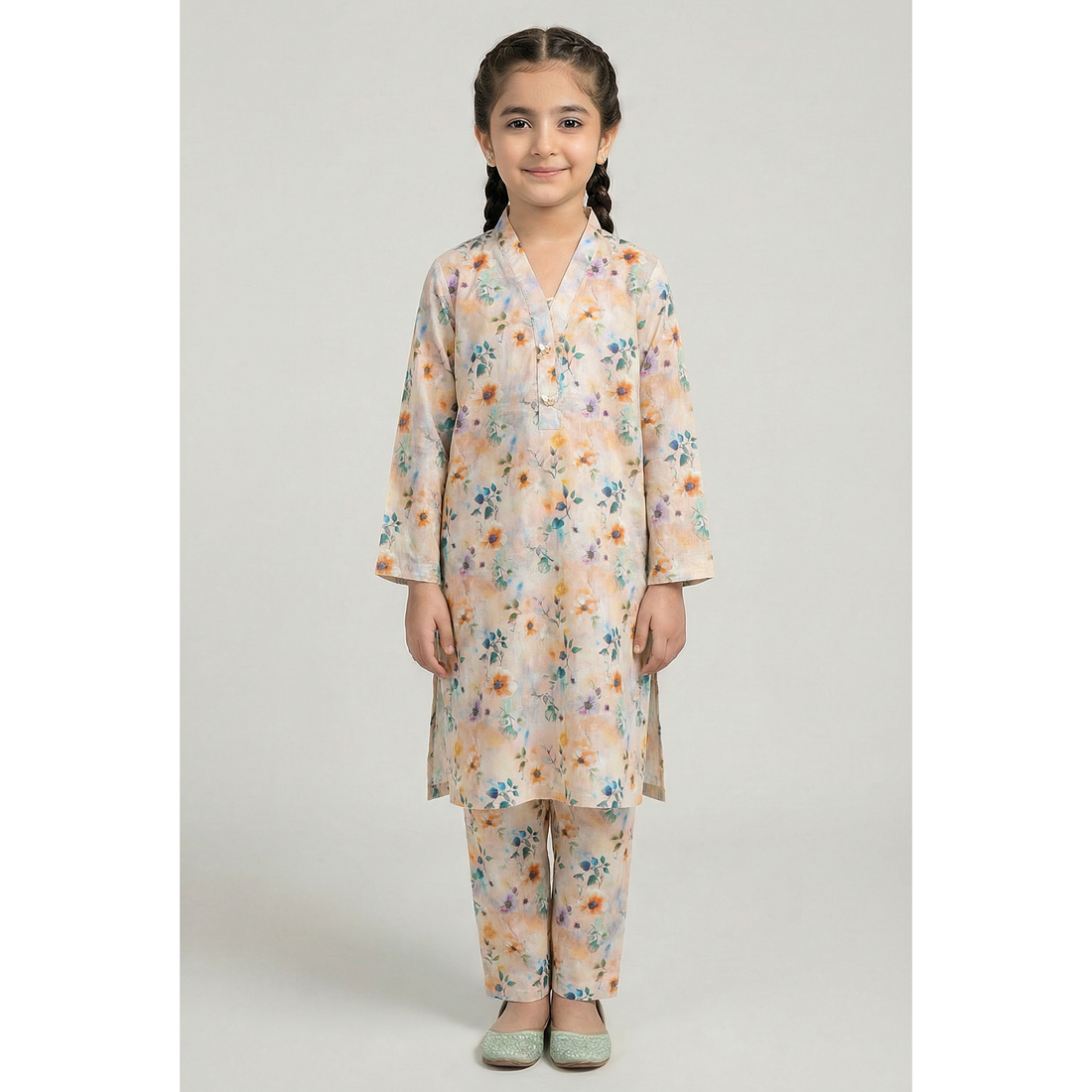 Girls Ethnic 2 Pcs Set
