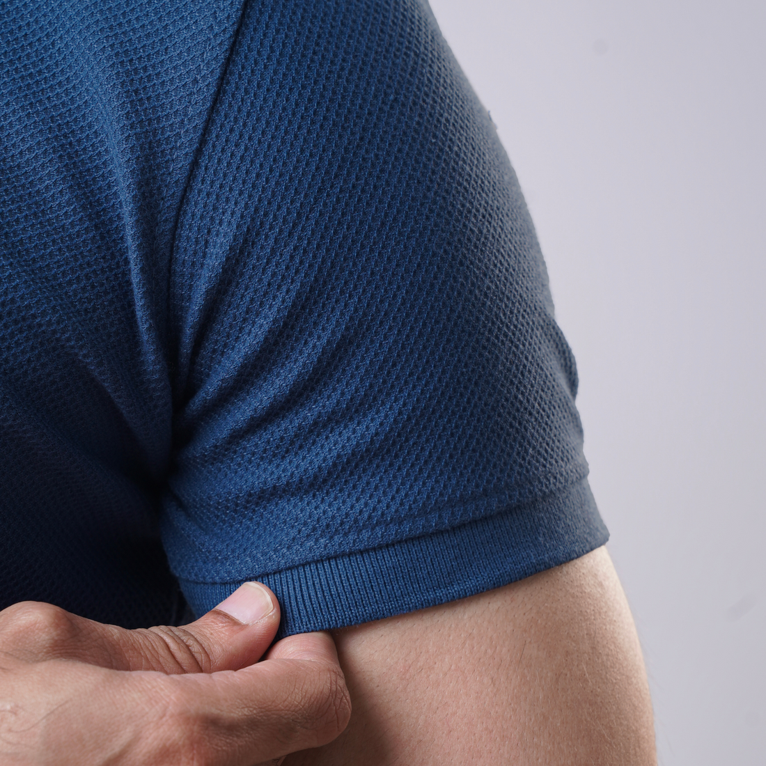 Men's Popcorn Half Sleeve Polo
