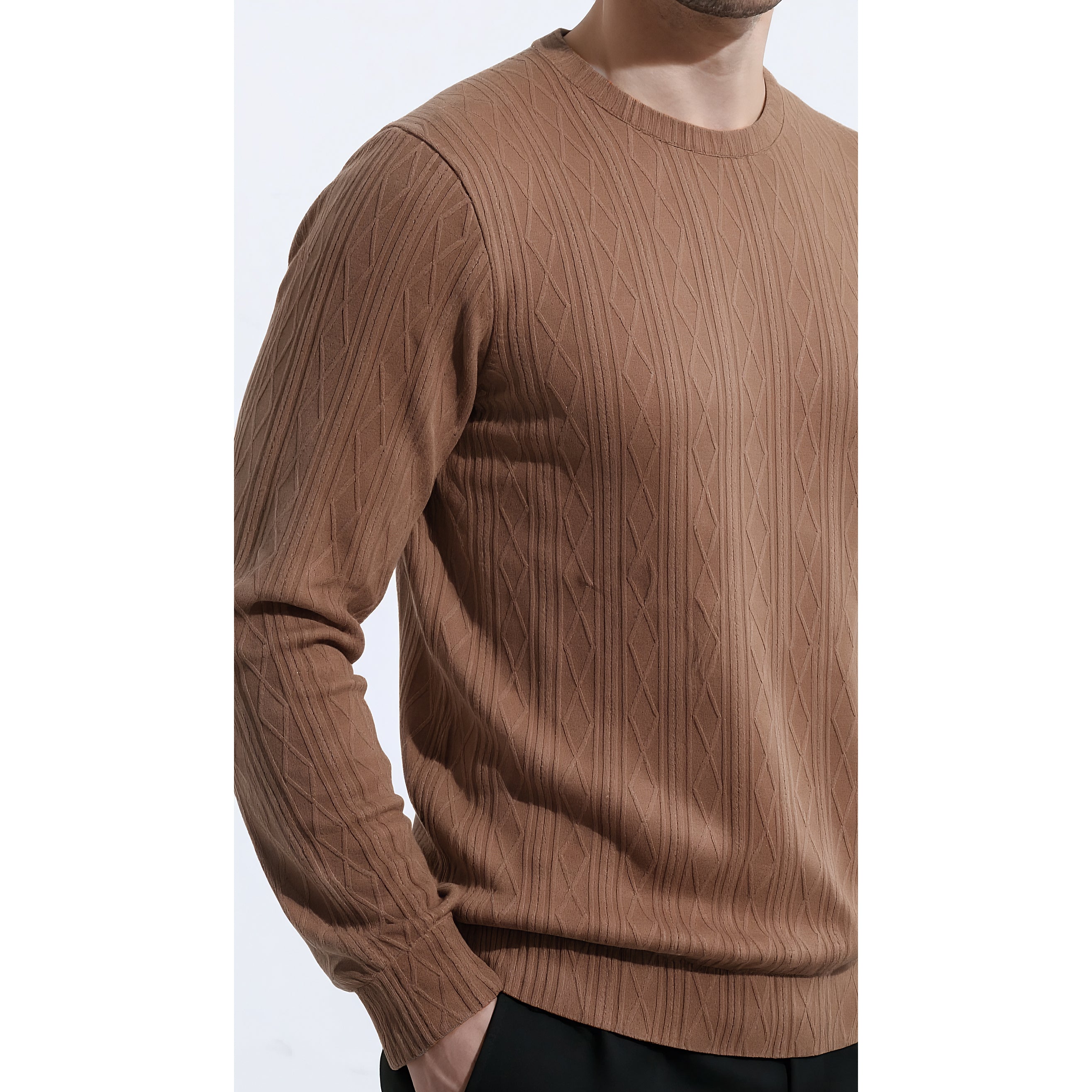 Mens Jacquard Sweatshirt
