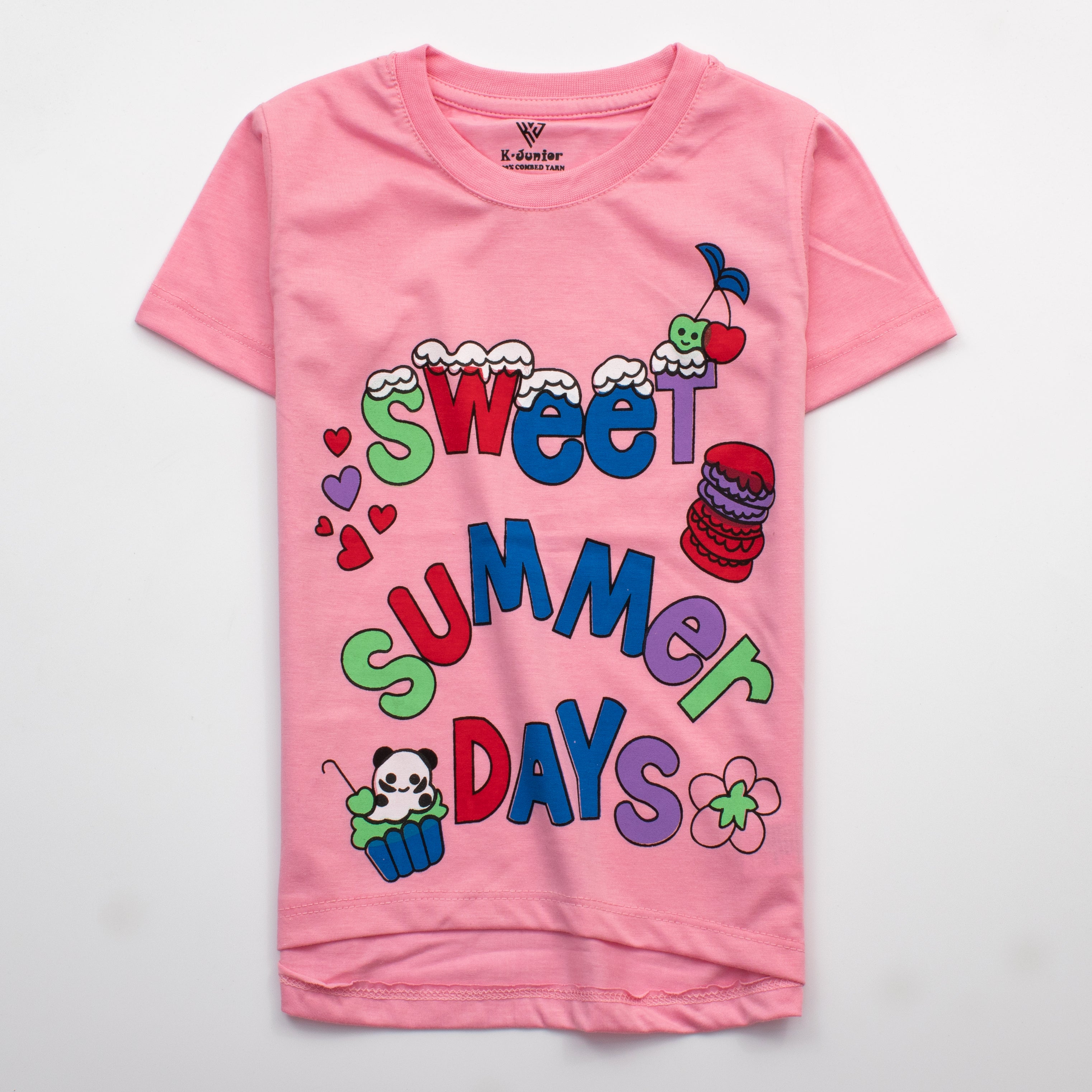 Girls H/S T Shirt Code - ( Sweet Summer )