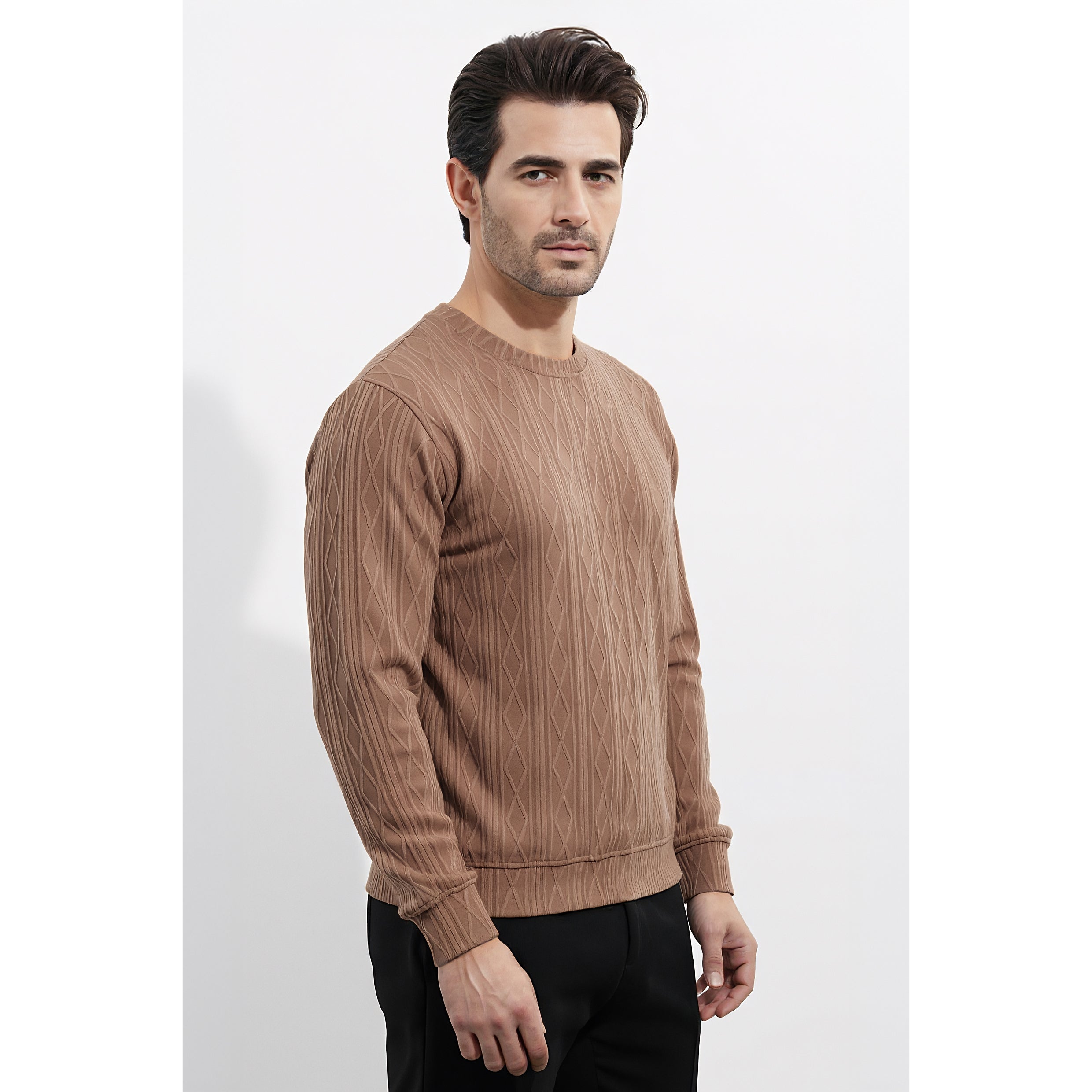 Mens Jacquard Sweatshirt