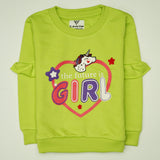 Girls Printed Full Sleeve Sweat T-Shirt (7224)