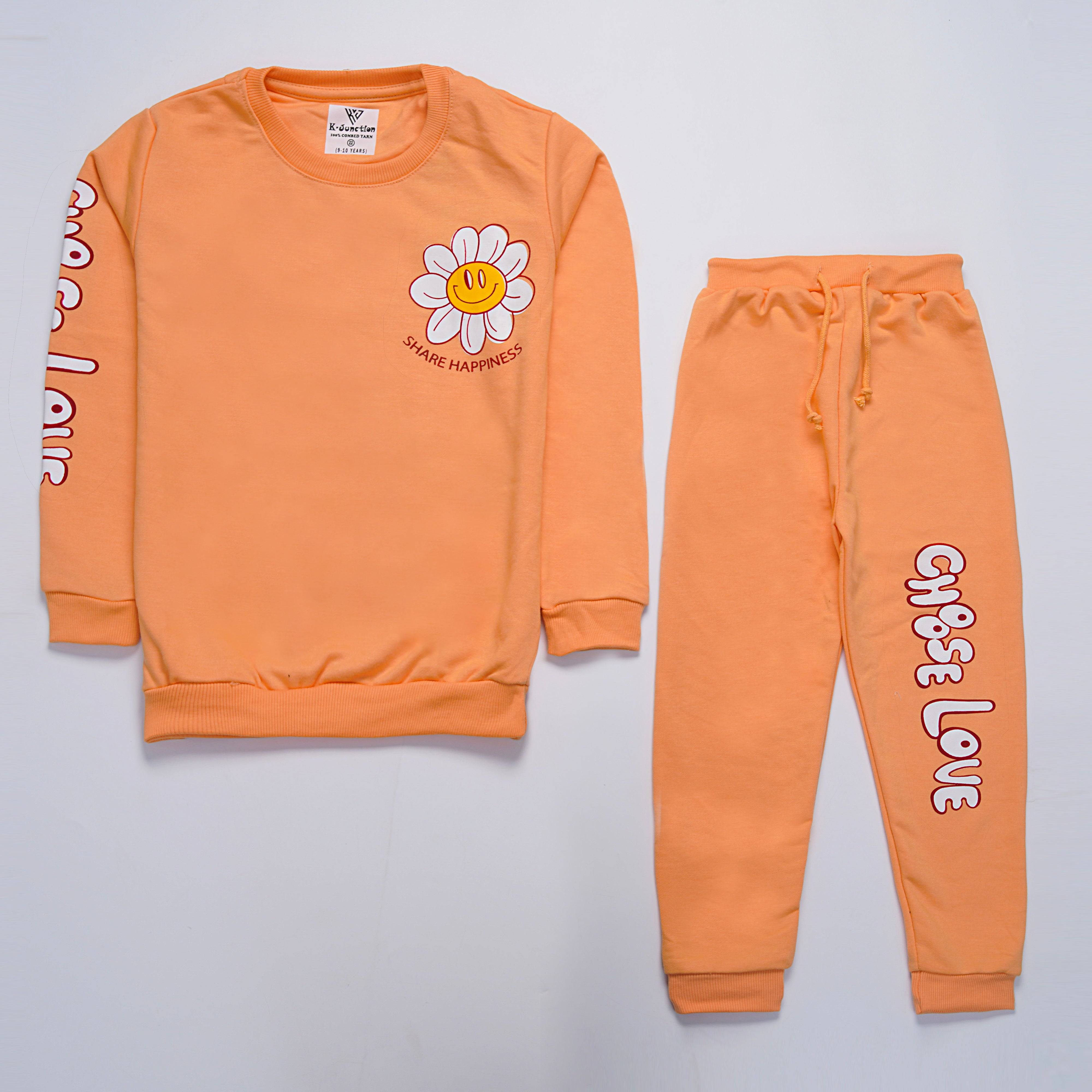 Winter Girls Printed Full Sleeve Suit (7225)