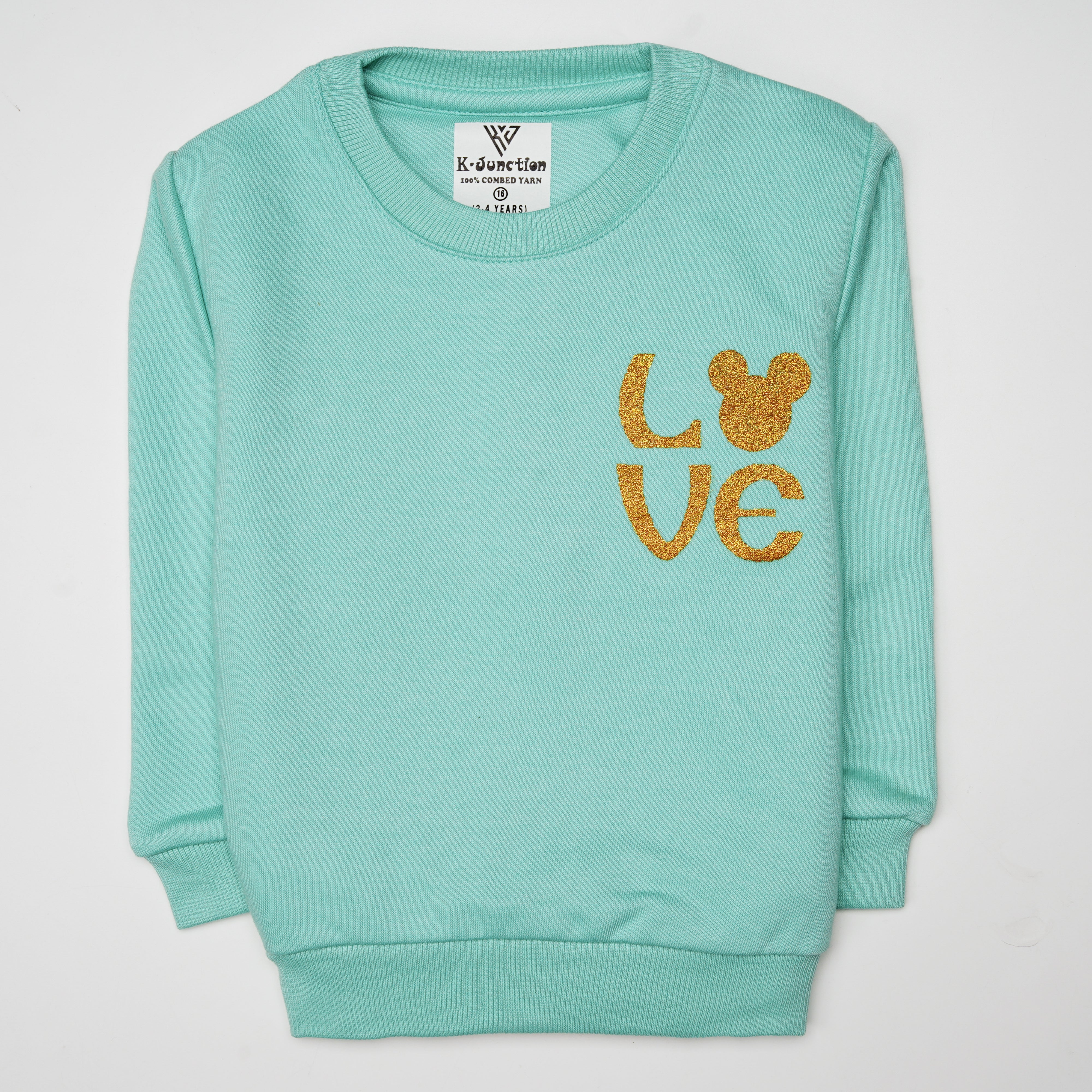 Girls Printed Full Sleeve Sweat T-Shirt (7228)
