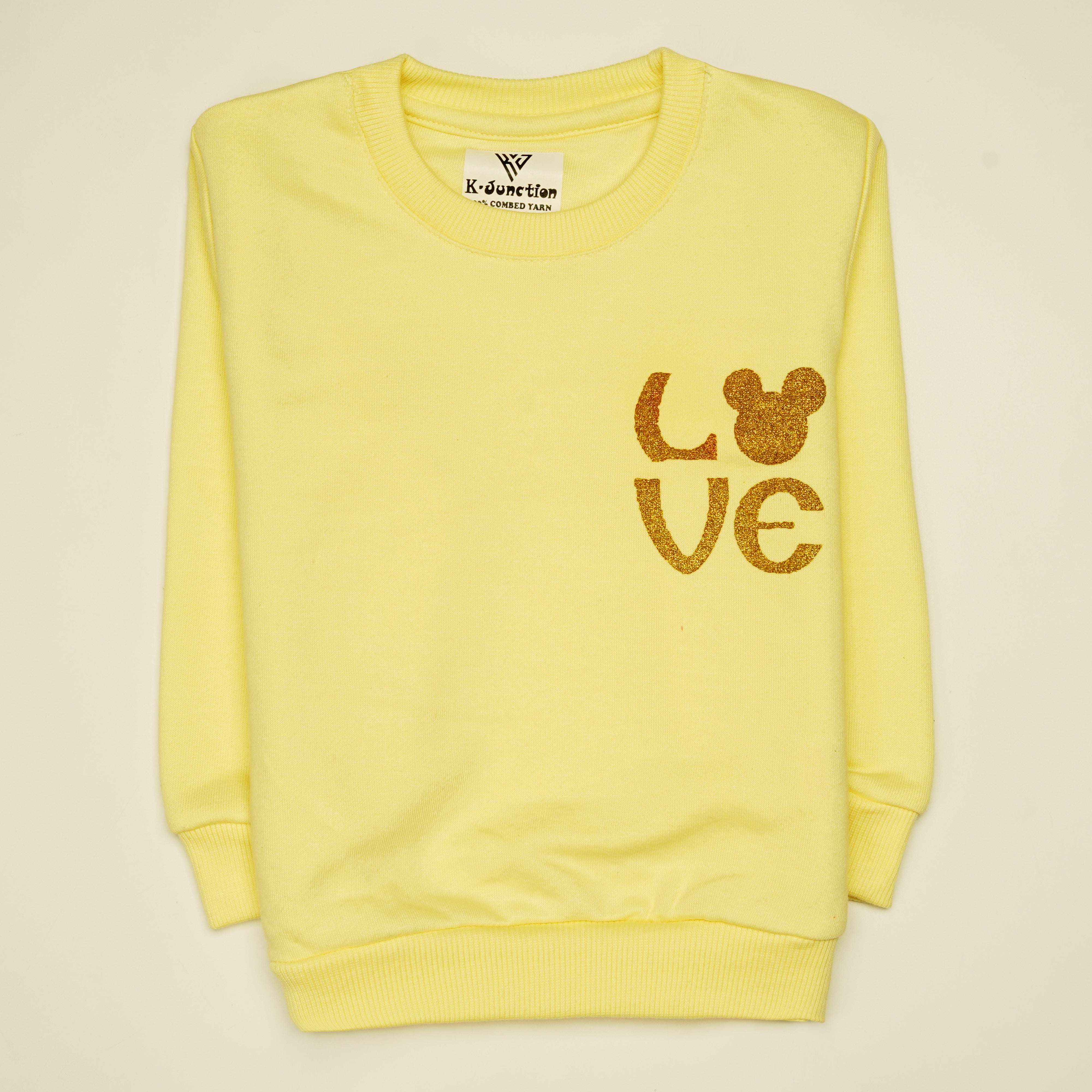Girls Printed Full Sleeve Sweat T-Shirt (7228)