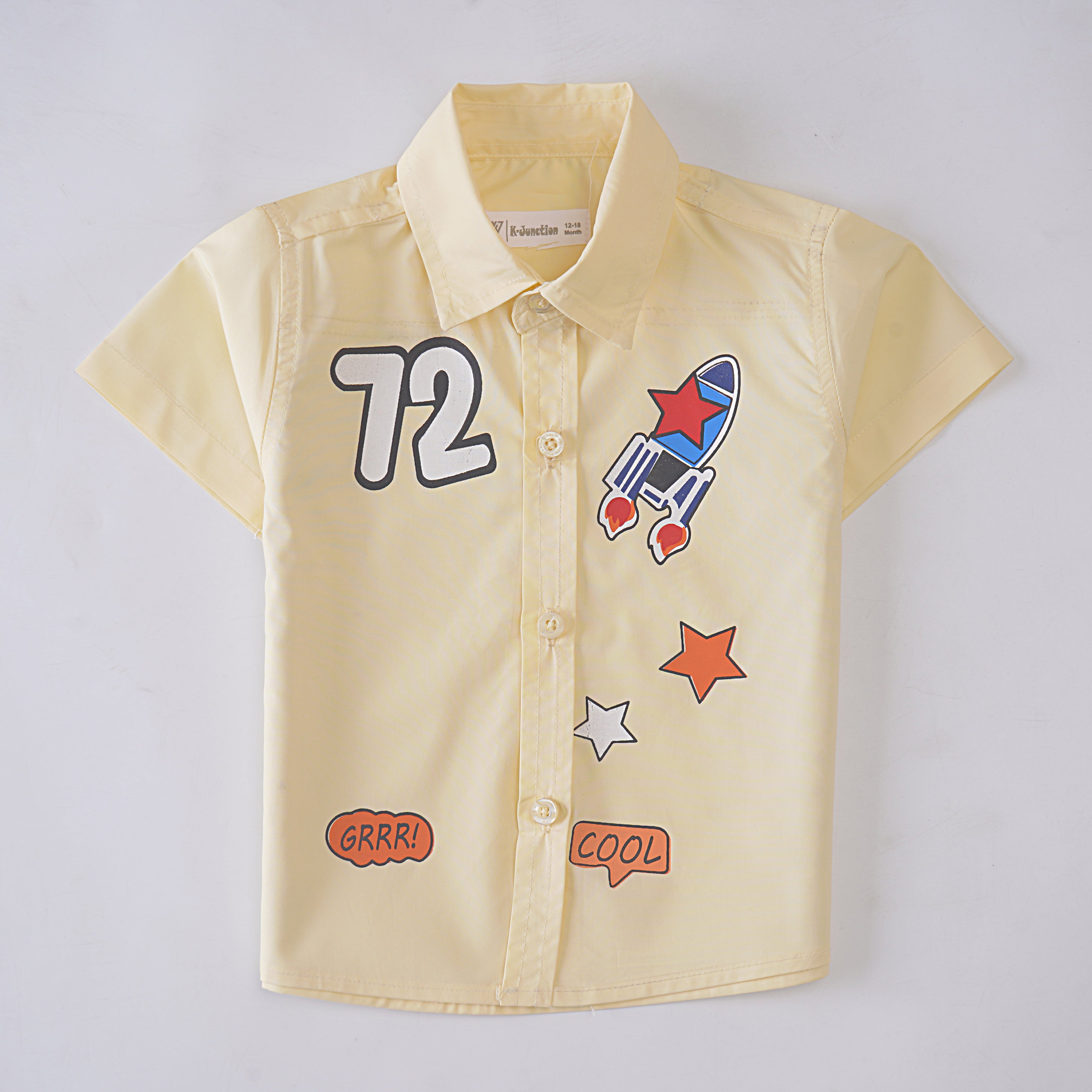 Boys Printed Half Sleeves Shirt