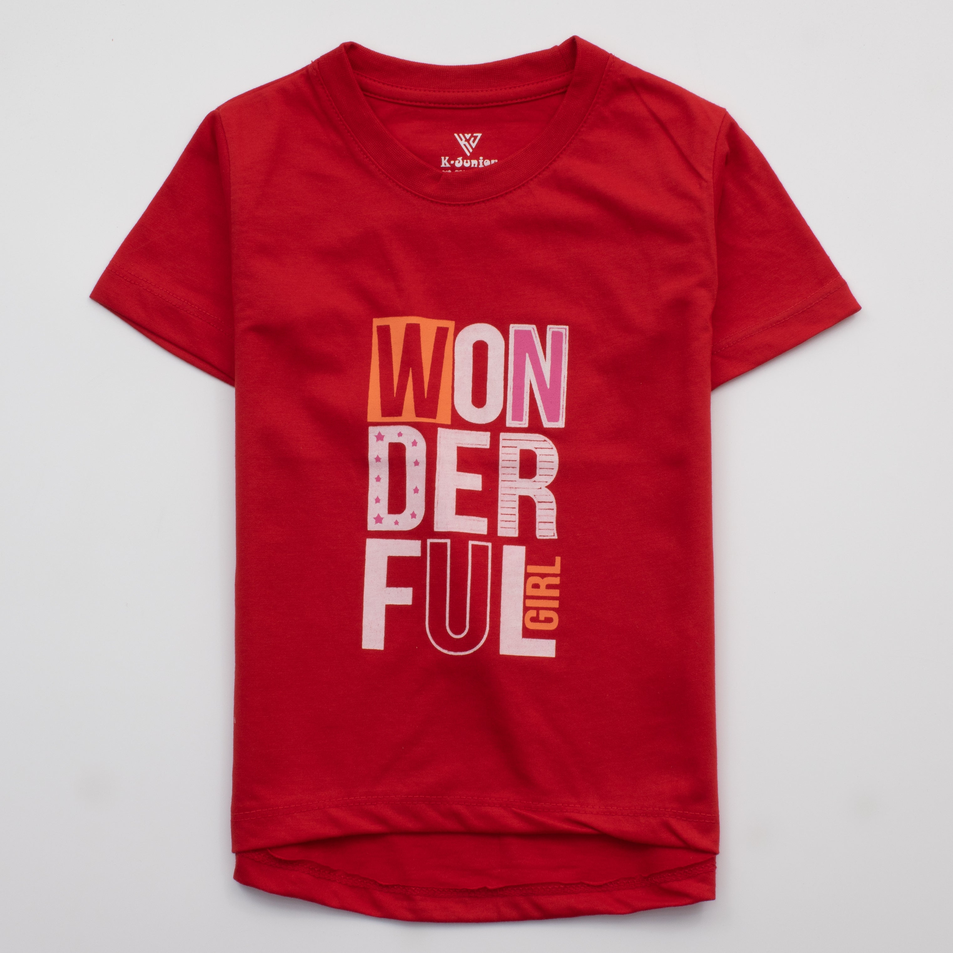 Girls H/S T Shirt Code - ( Wonderful )