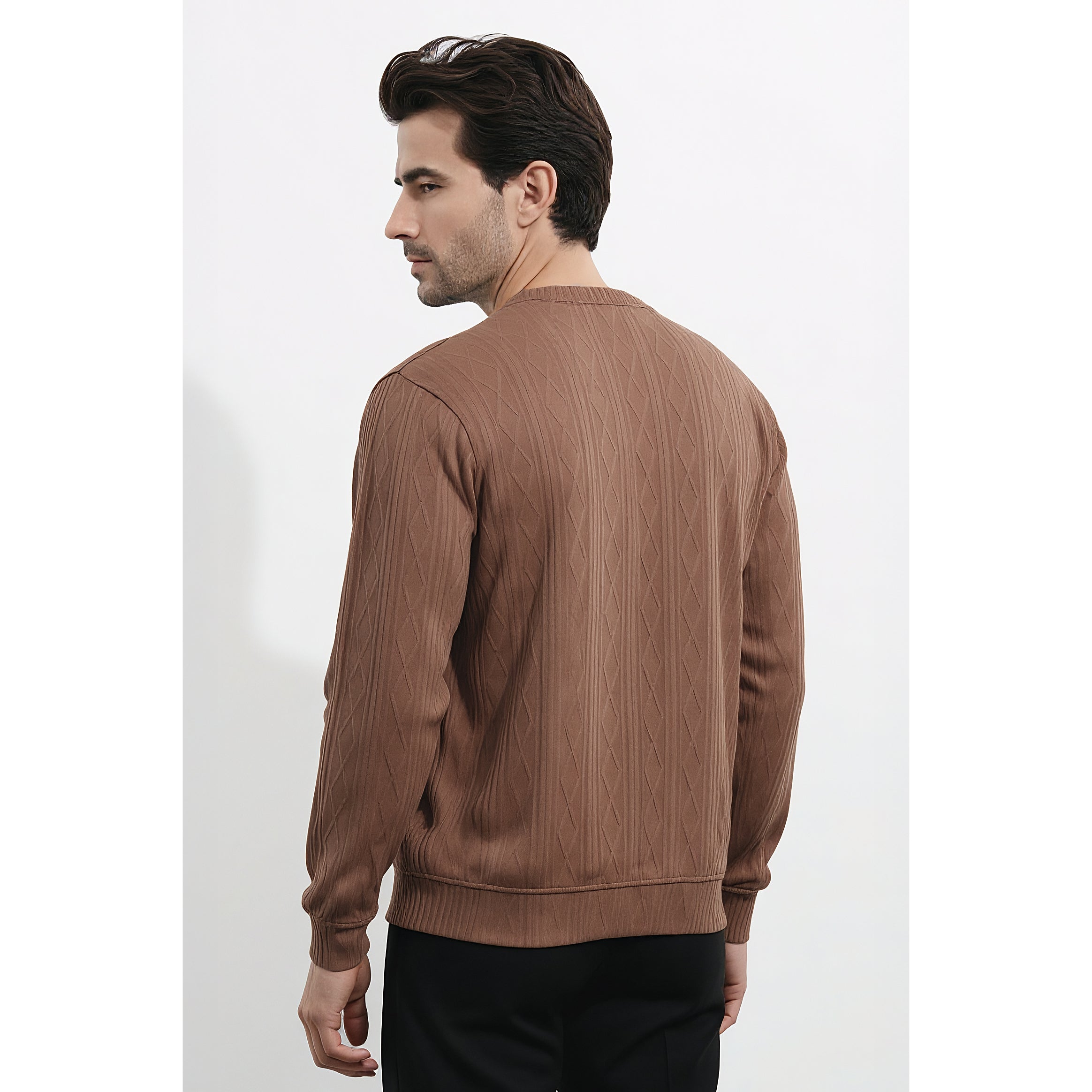 Mens Jacquard Sweatshirt