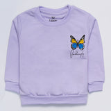 Girls Printed Full Sleeve Sweat T-Shirt (7333)