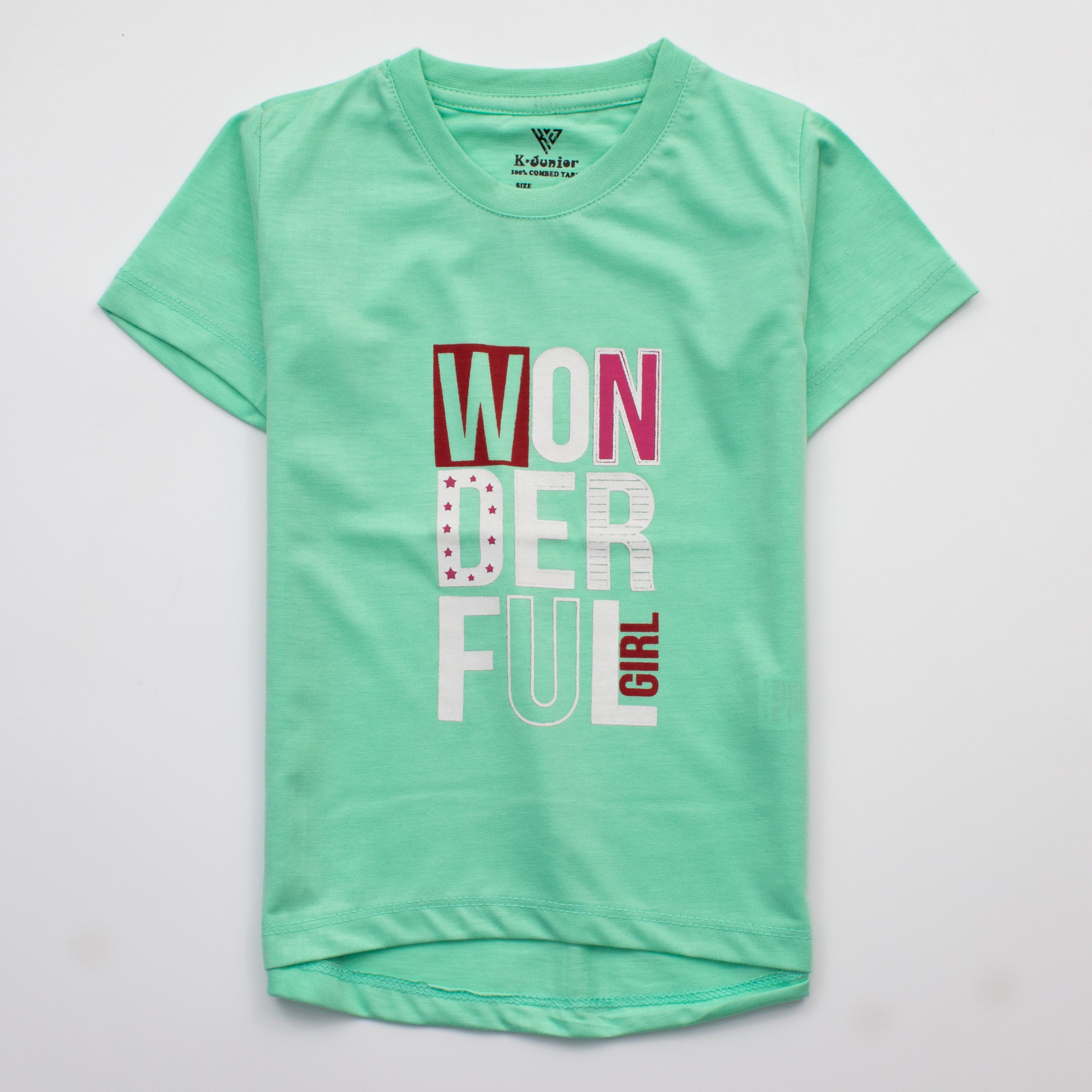 Girls H/S T Shirt Code - ( Wonderful )