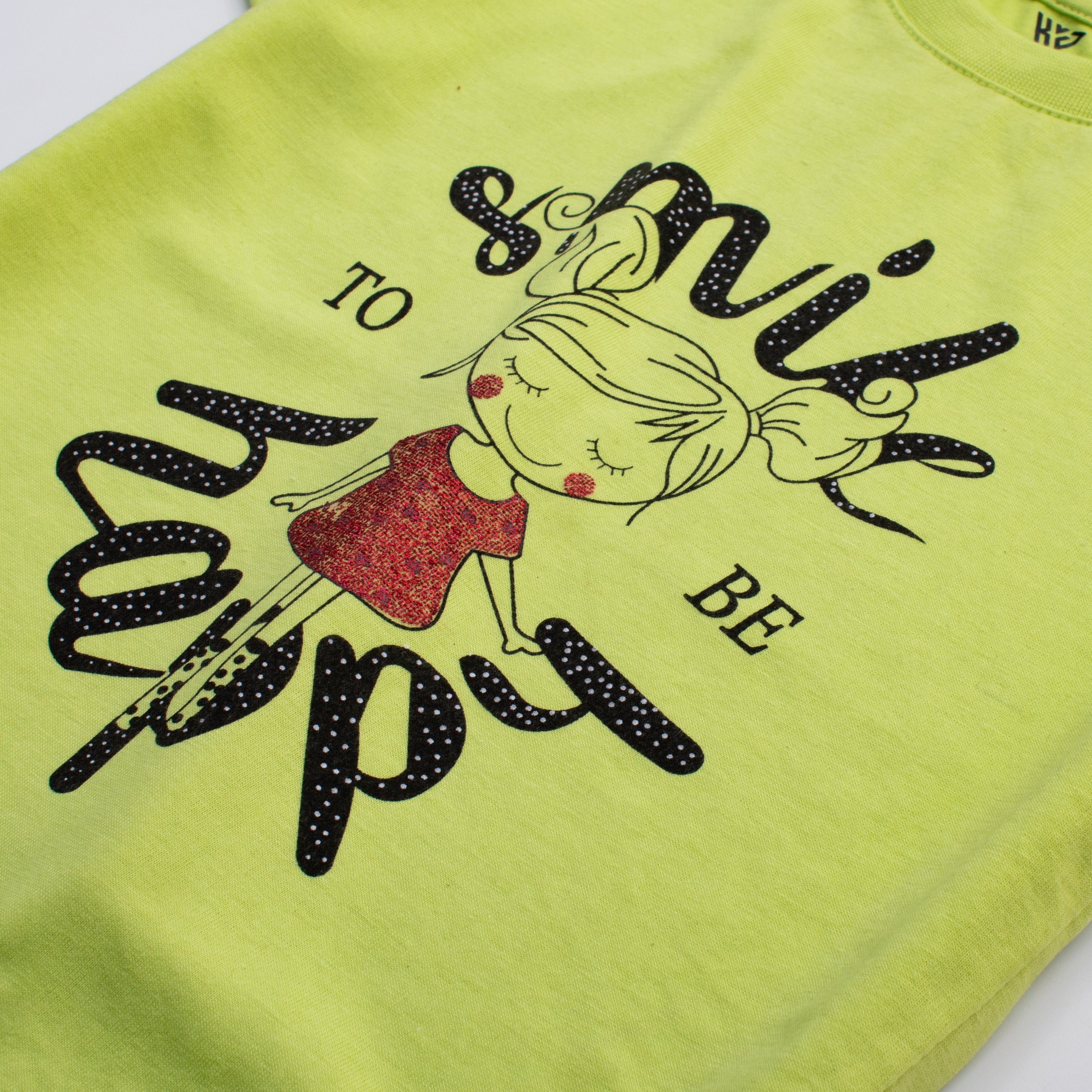 Infant Girls H/S T Shirt Code - ( Smile )