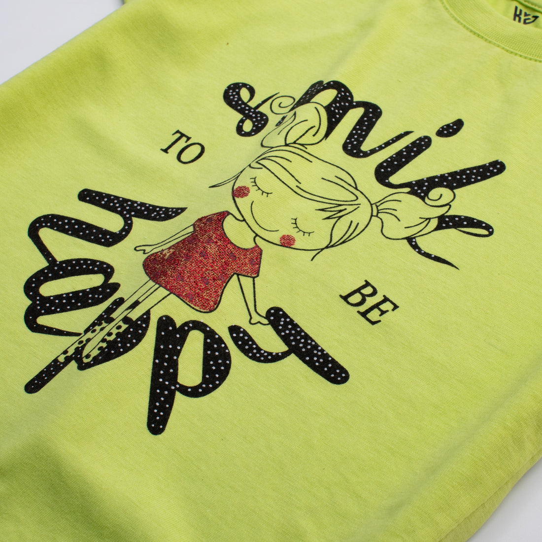 Infant Girls H/S T Shirt Code - ( Smile )