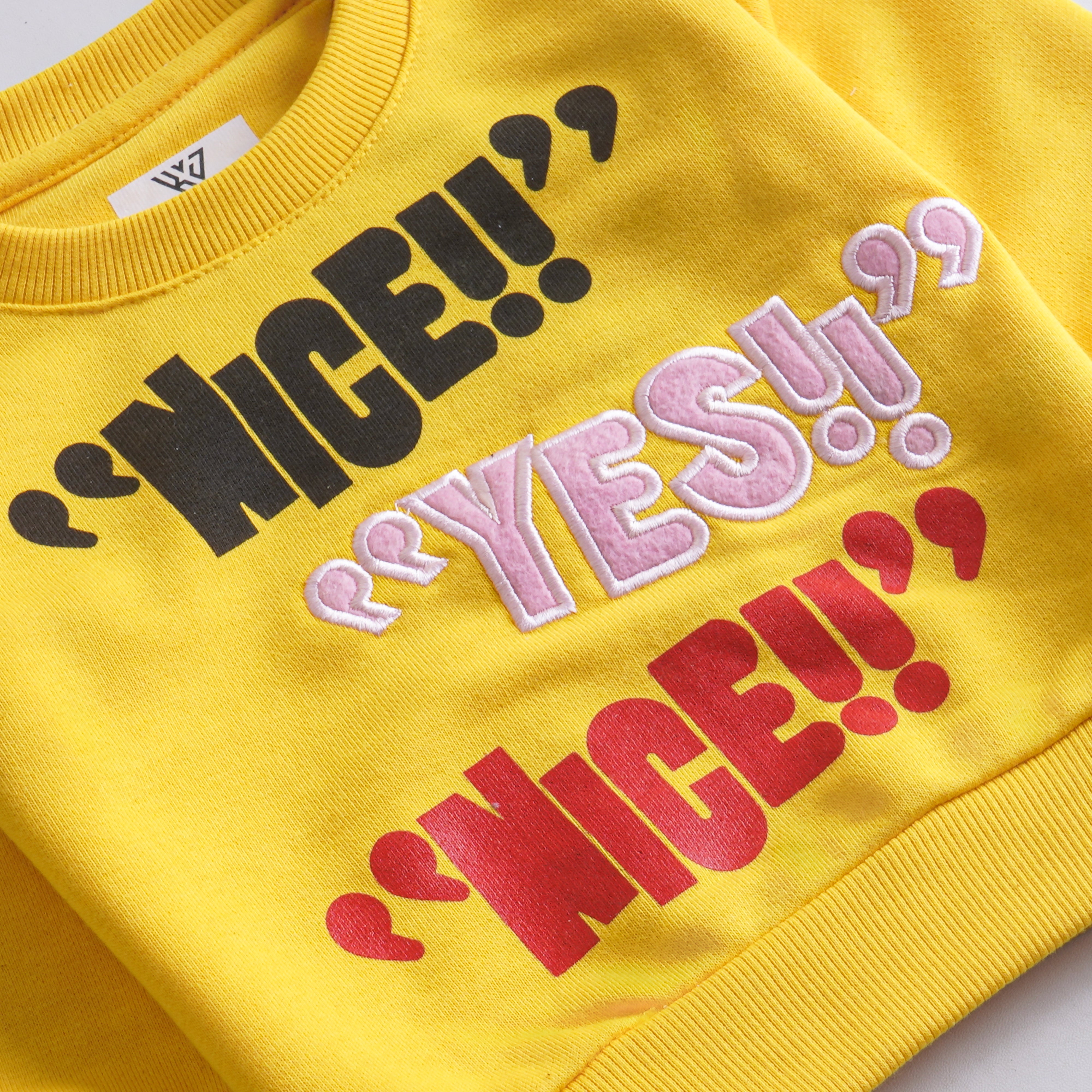 Girls Printed Full Sleeve Sweat T-Shirt (7222)