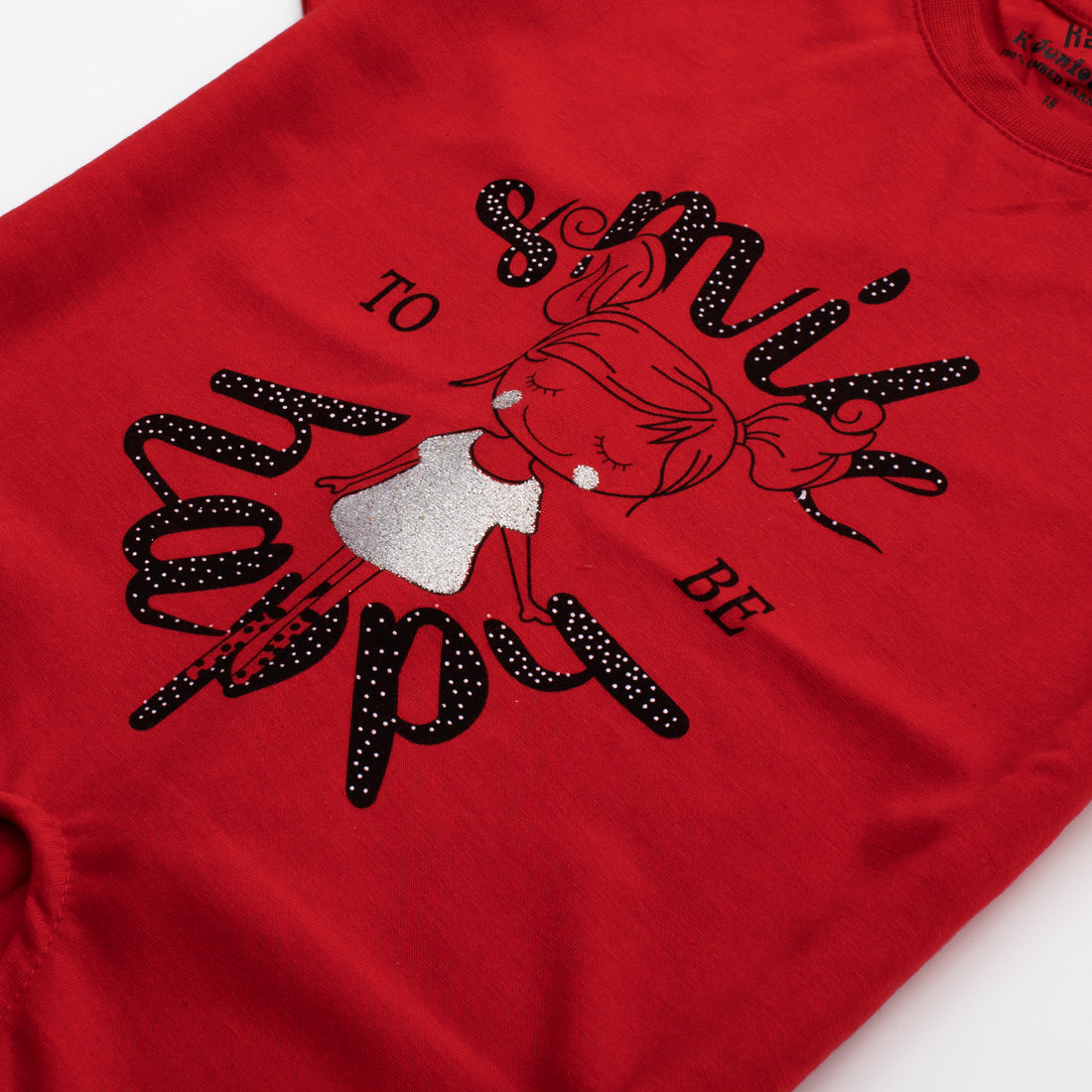 Infant Girls H/S T Shirt Code - ( Smile )