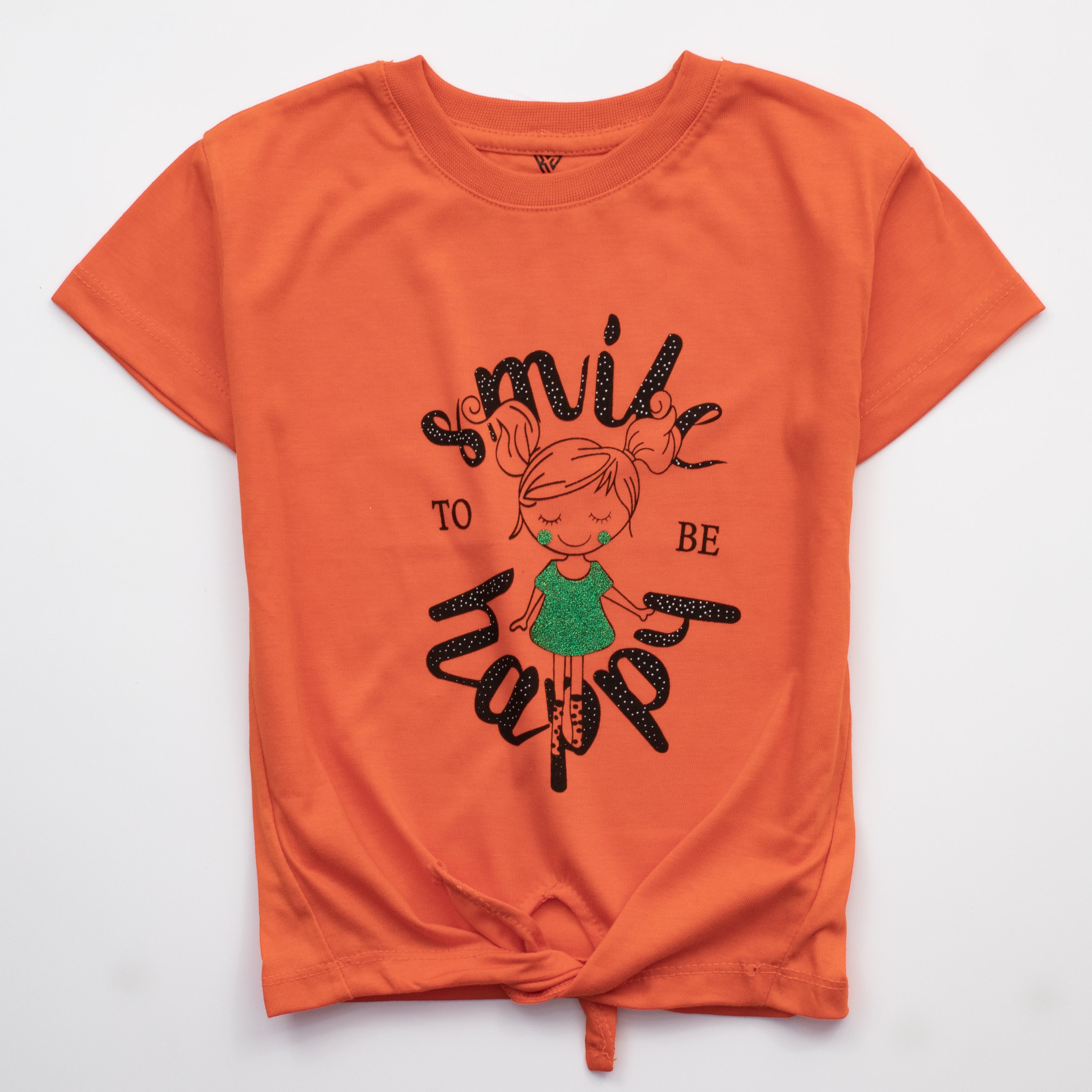 Girls H/S T Shirt Code - ( Smile )