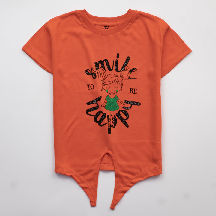 Infant Girls H/S T Shirt Code - ( Smile )