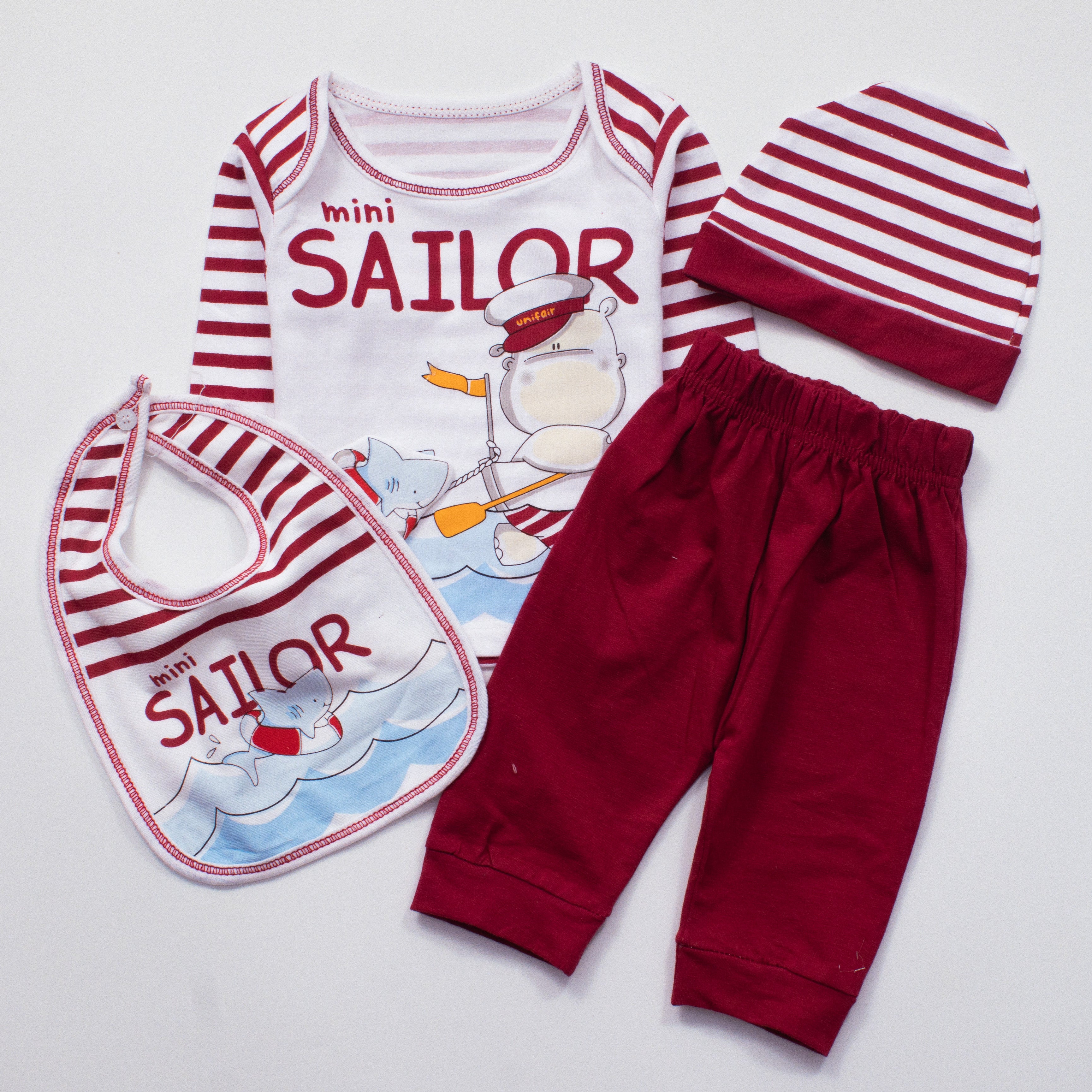 Newborn Boys Full Sleeves Rompers (7002)