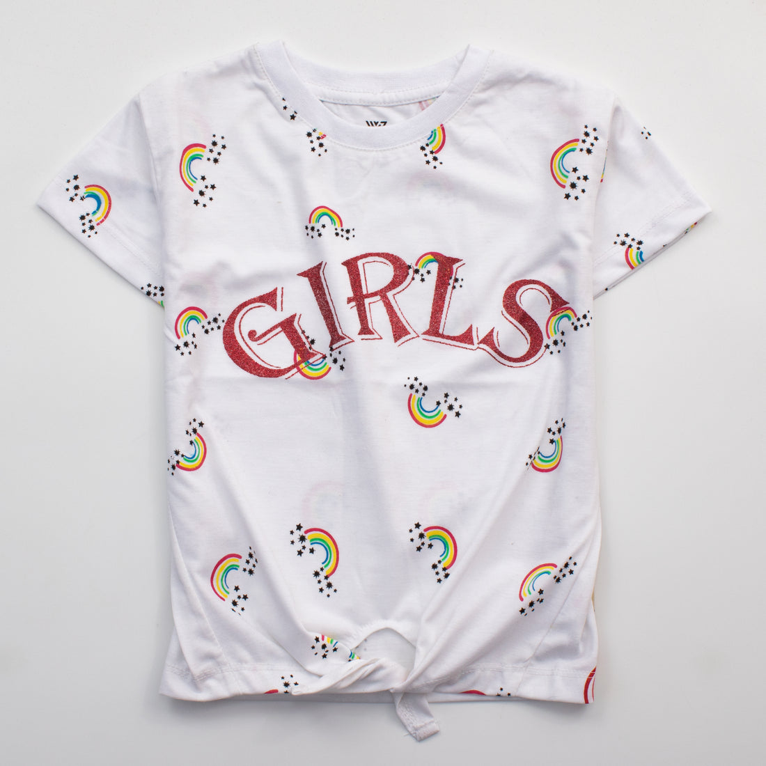Infant Girls H/S T Shirt Code - ( Girls Rainbow)