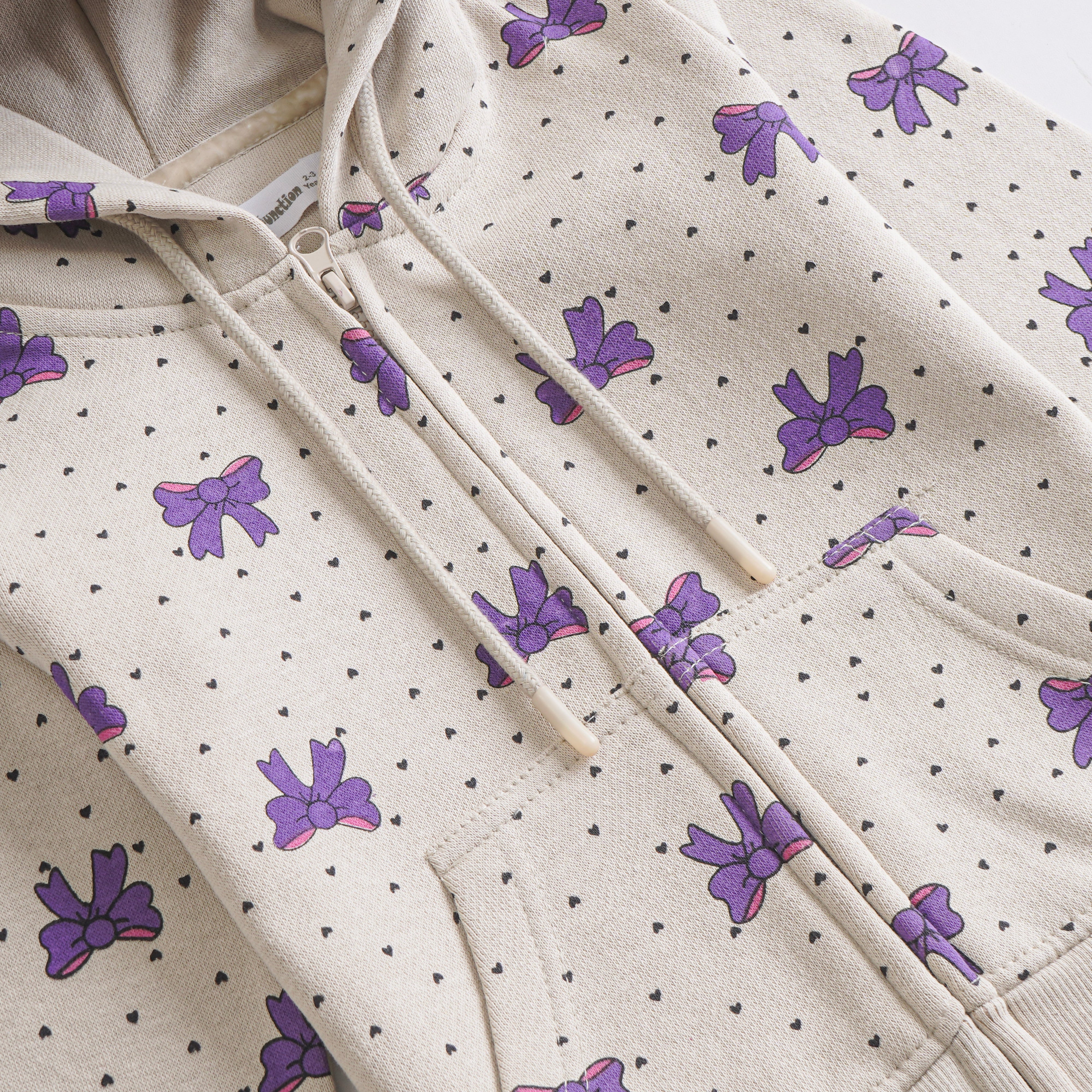 Girls Fleece Zipper Sweatshirt