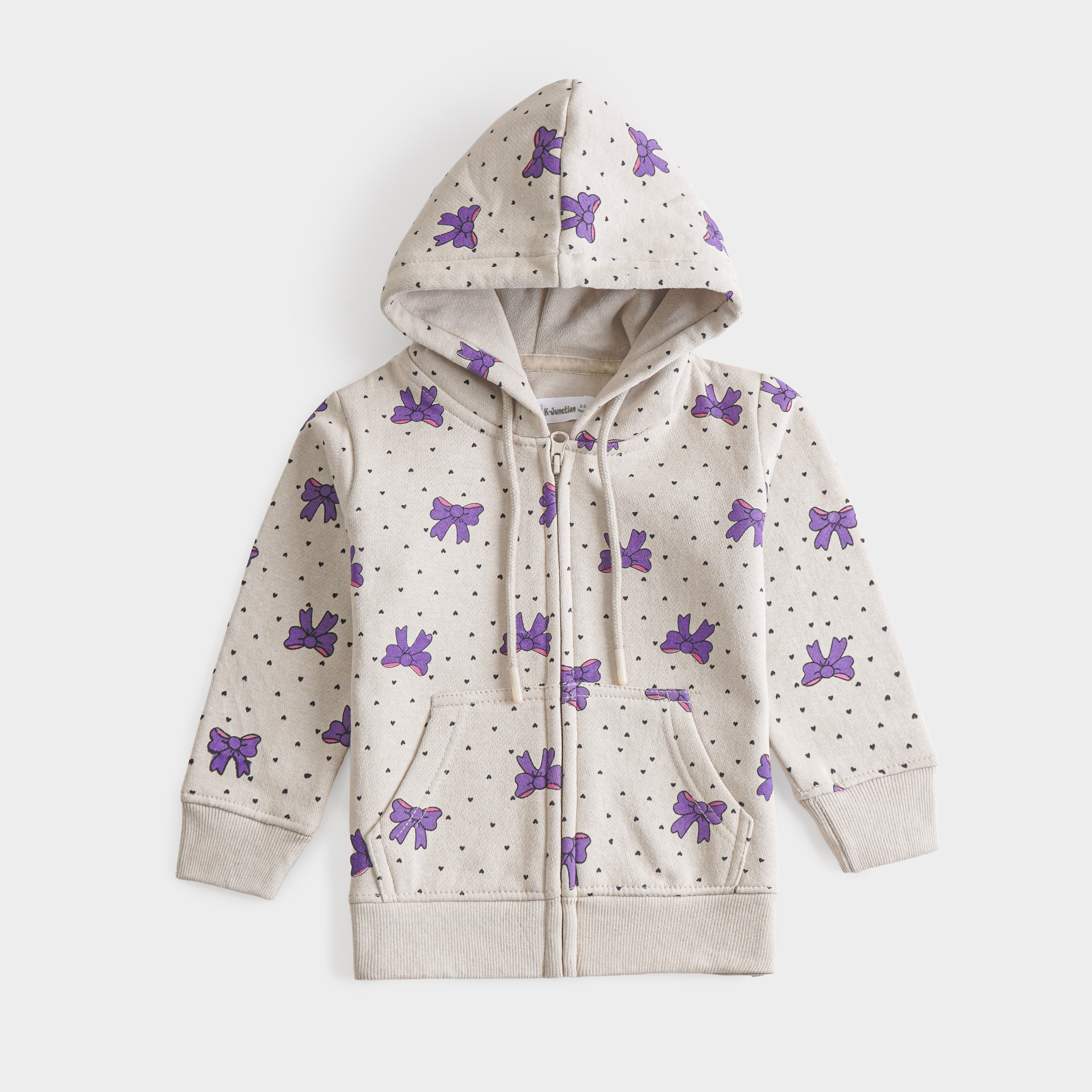 Girls Fleece Zipper Sweatshirt