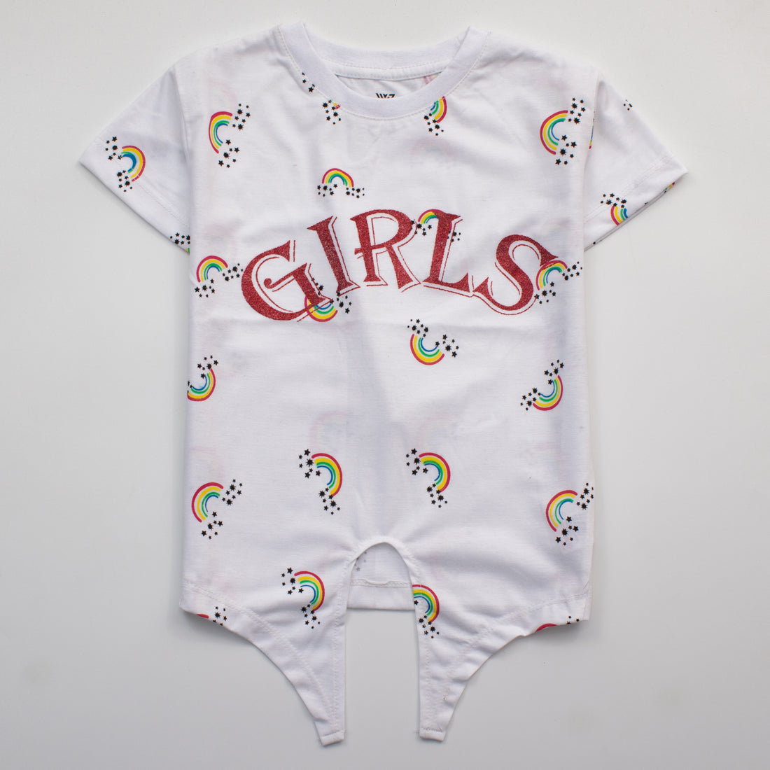 Infant Girls H/S T Shirt Code - ( Girls Rainbow)