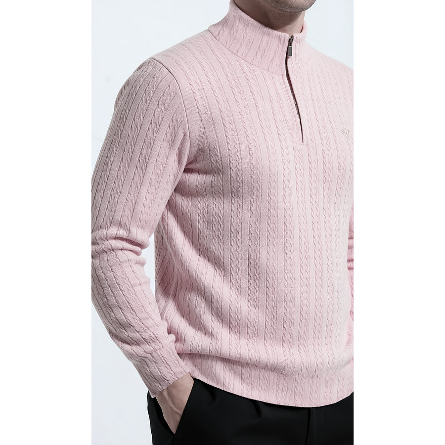 Mens Mock Neck Sweatshirt