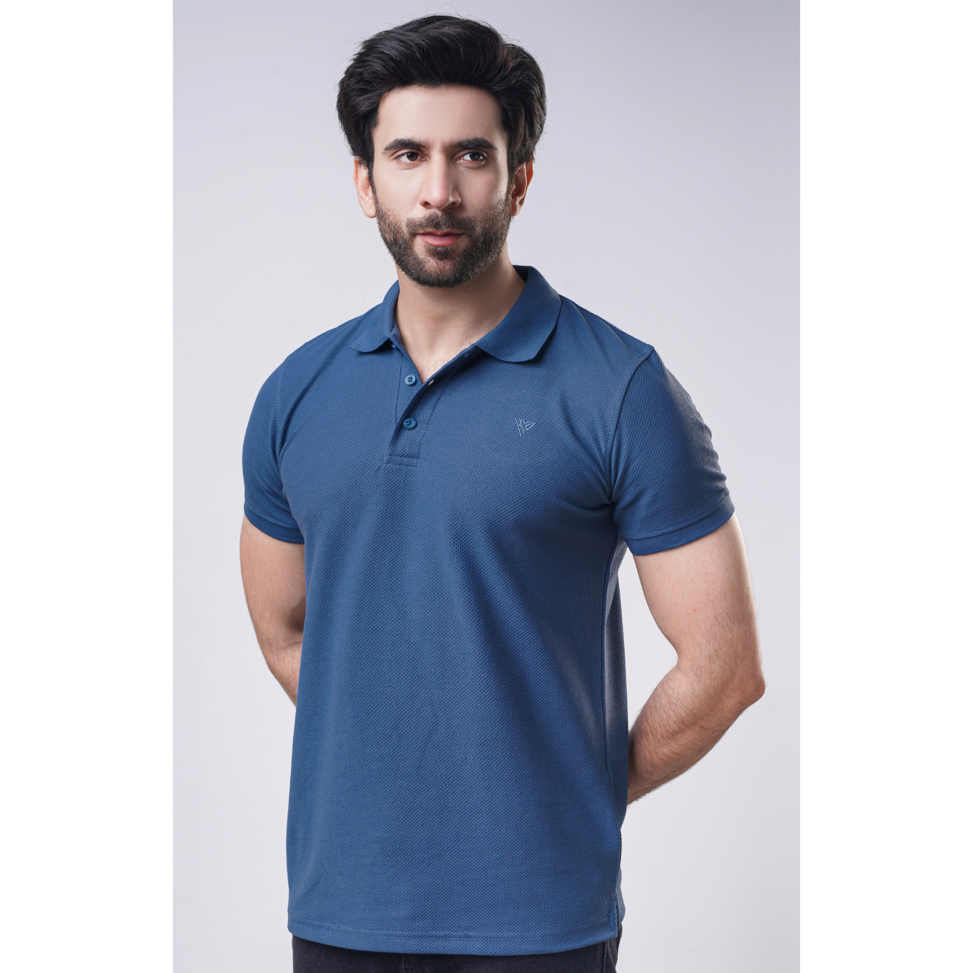 Men's Popcorn Half Sleeve Polo