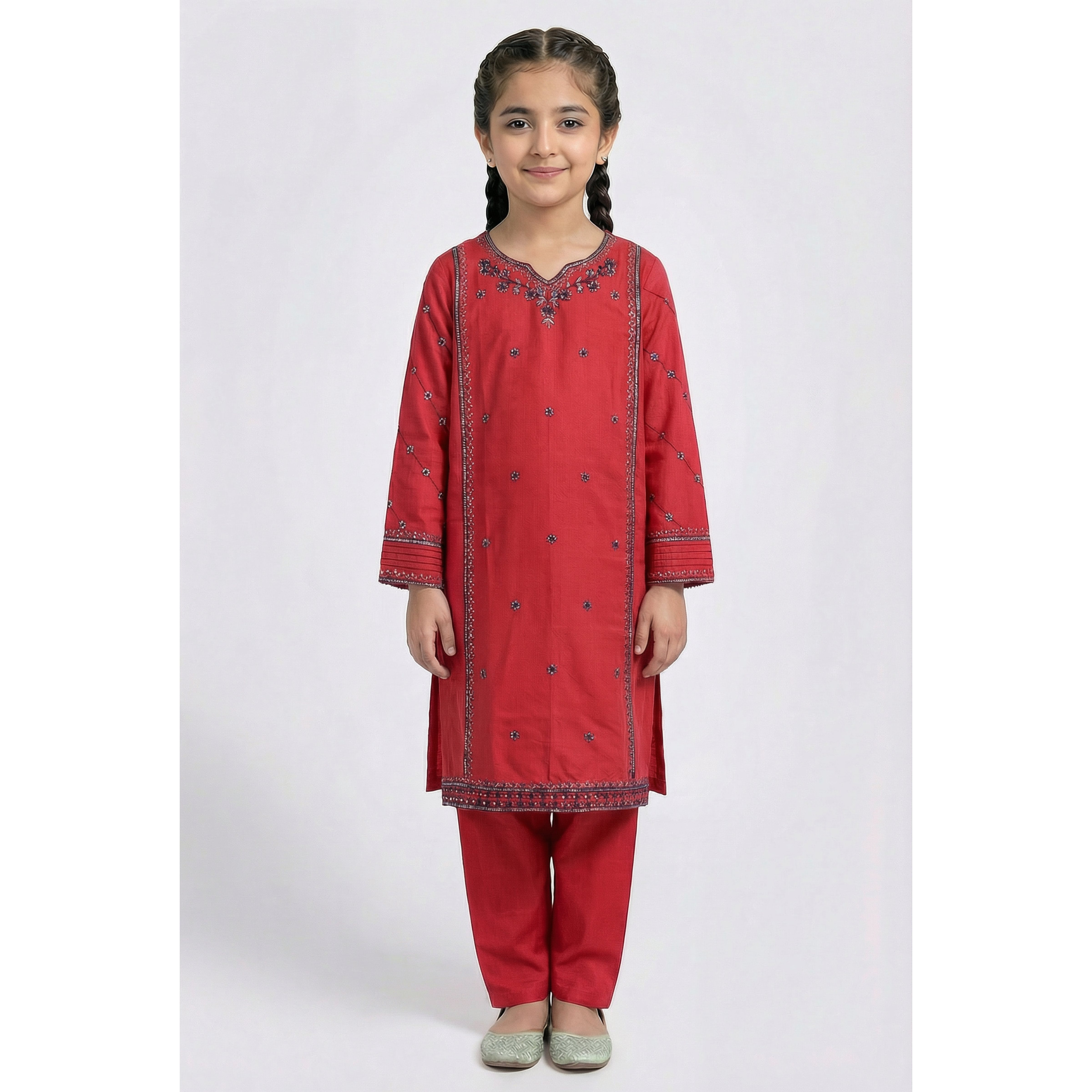 Girls Ethnic 2 Pcs Set