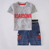 Boys Half Sleeves 2 Piece Suit (Roarsome)