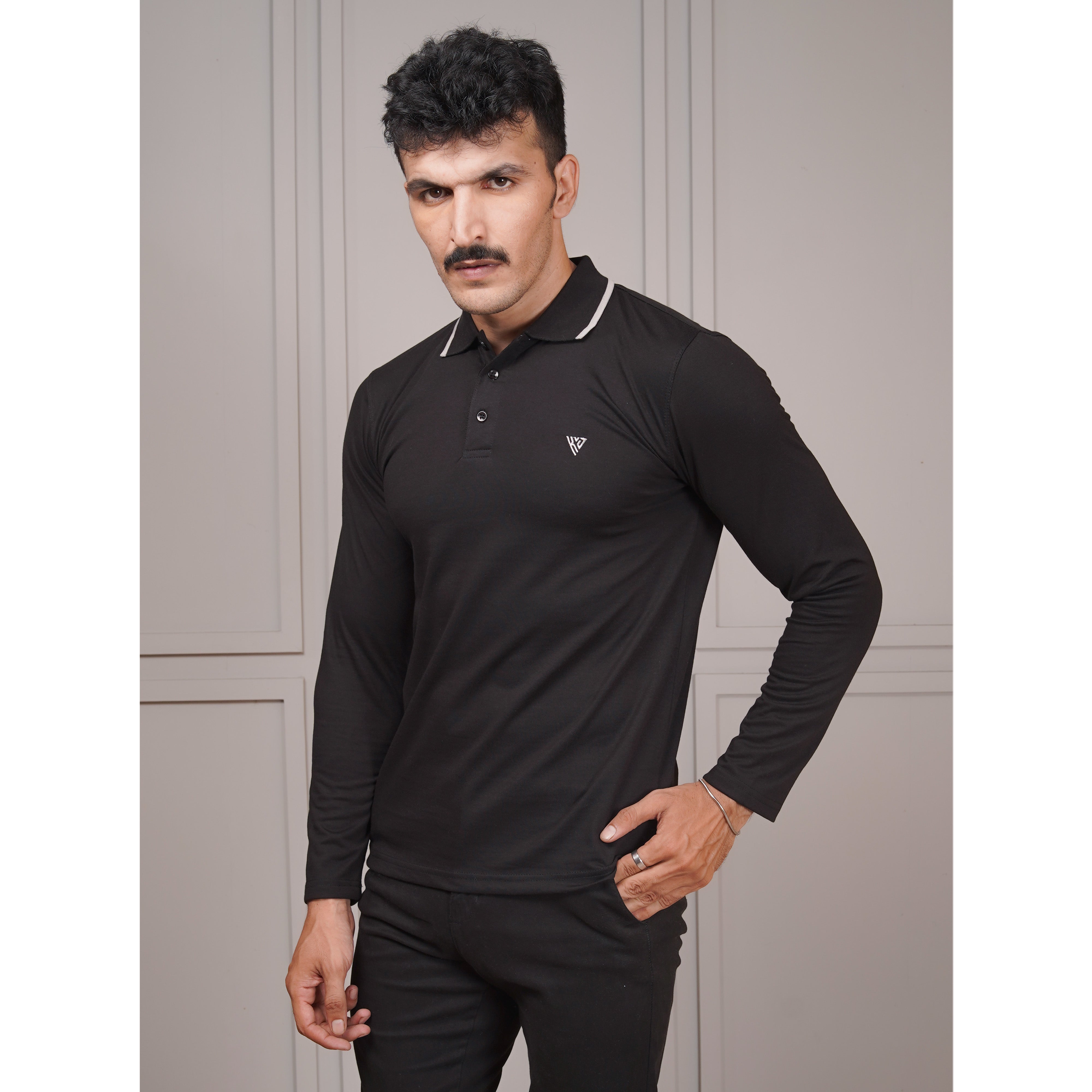 Men's Full Sleeve Polo Code-C