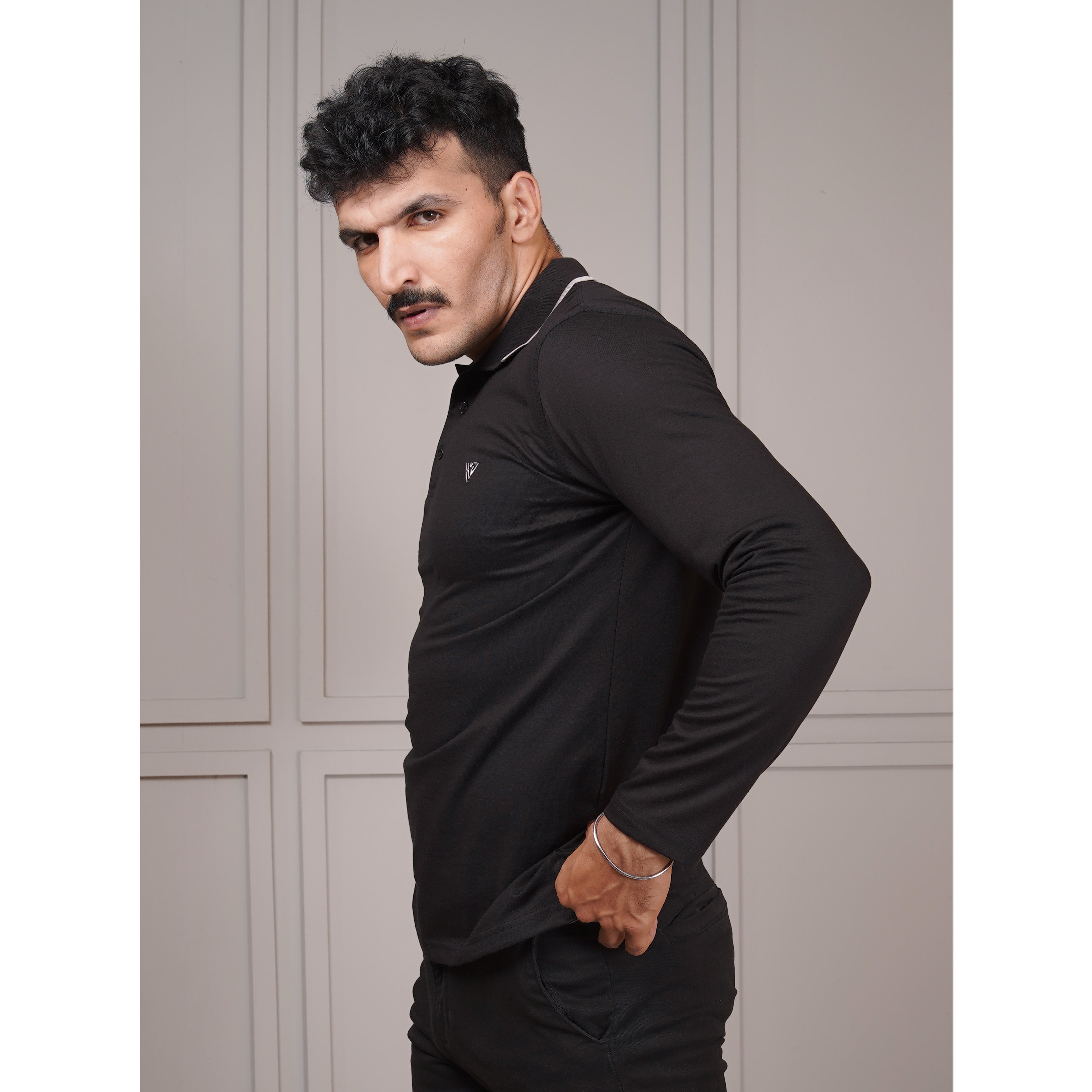Men's Full Sleeve Polo Code-C