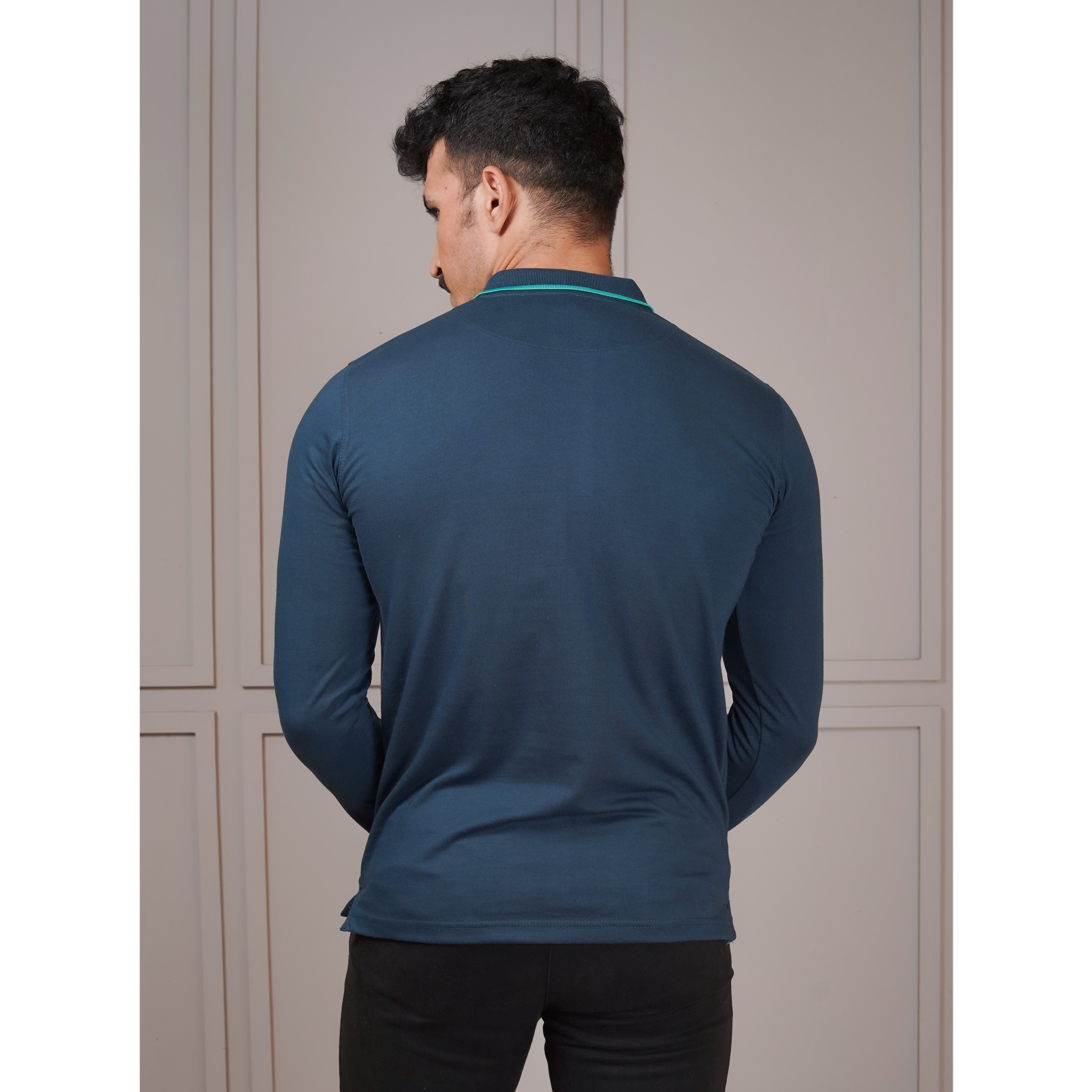 Men's Full Sleeve Polo Code-D
