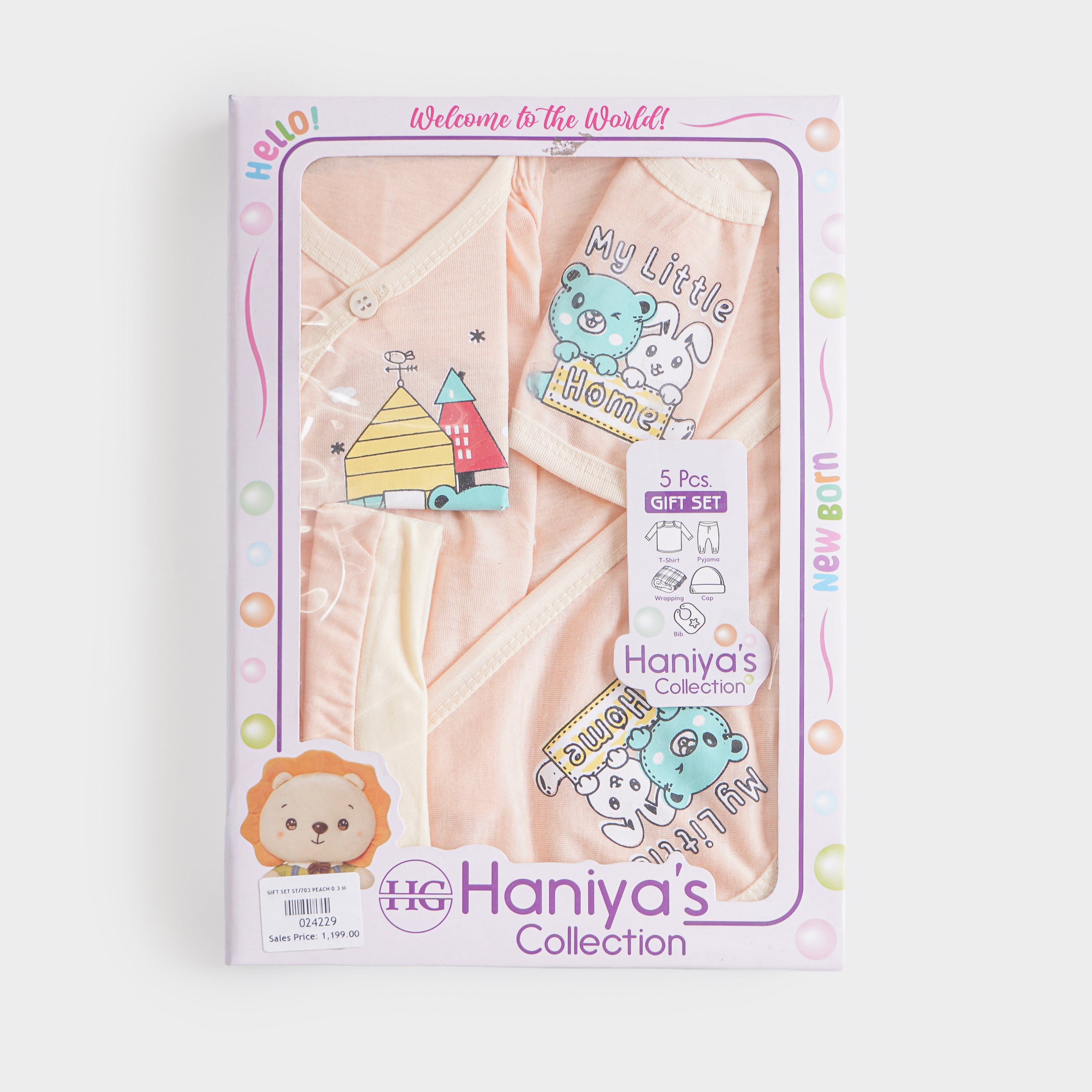 Infant Boy 5 Pcs Gift Sets