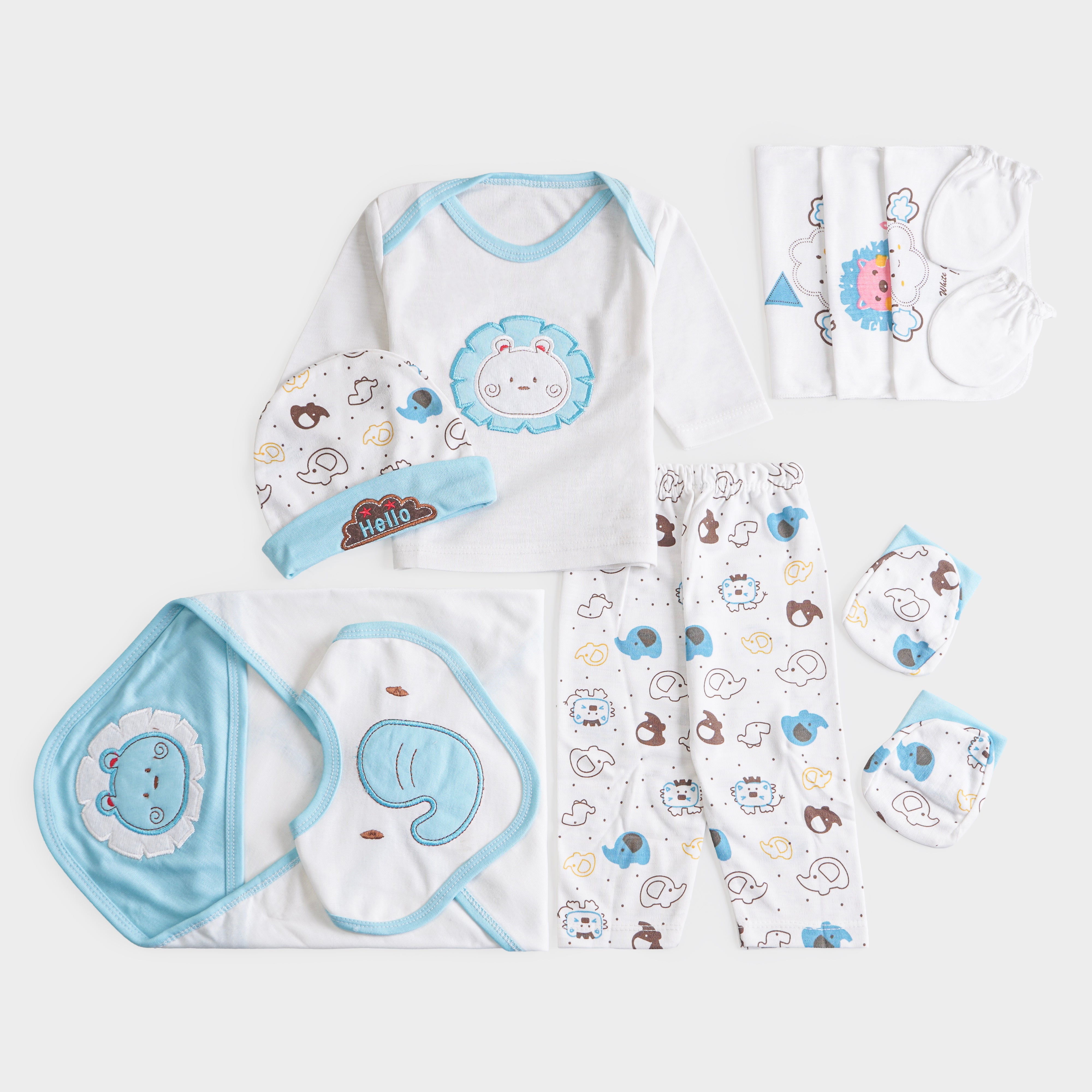 Infant Boy 10 Pcs Gift Sets