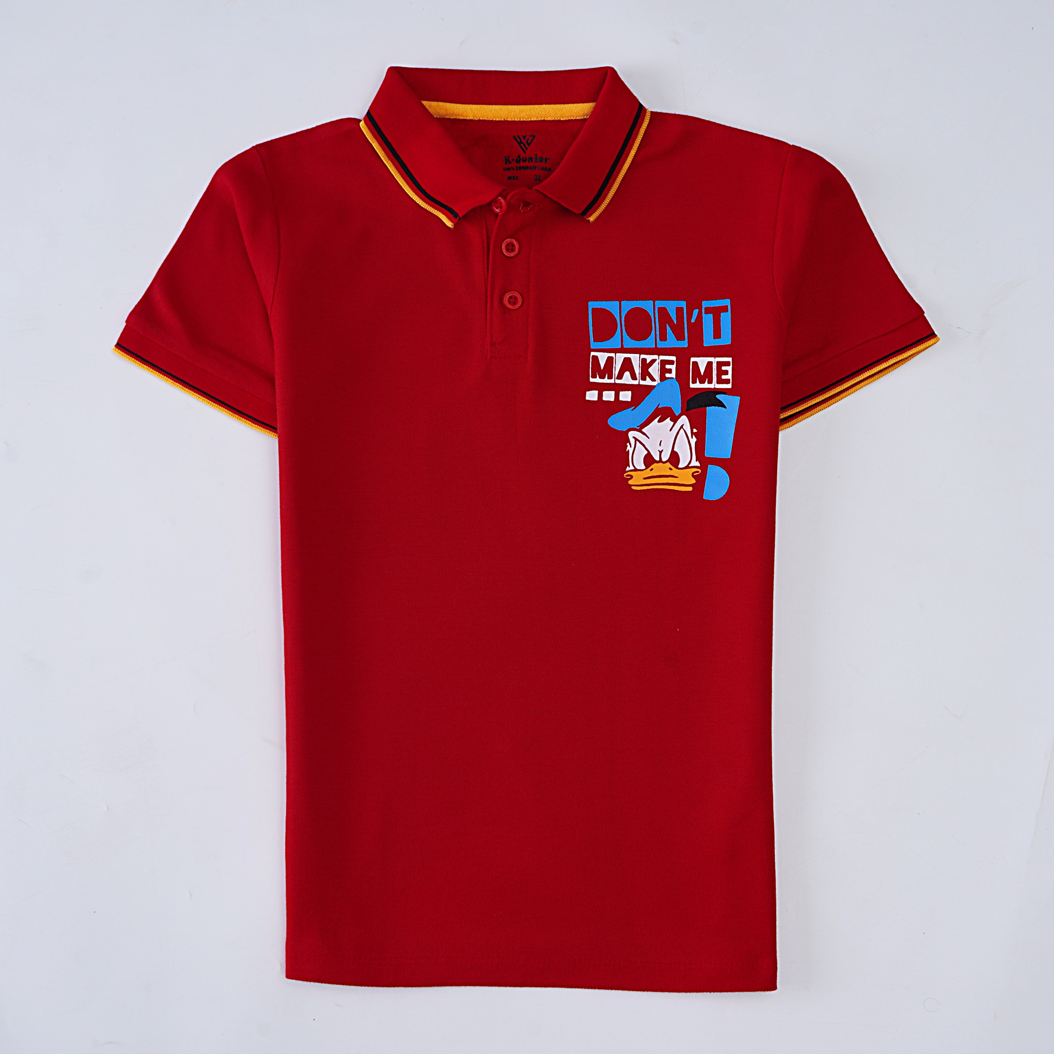 Boys Half Sleeves Polo T-Shirt (Donald)