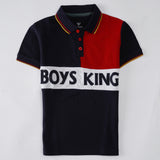 Boys Half Sleeves Polo T-Shirt (King)